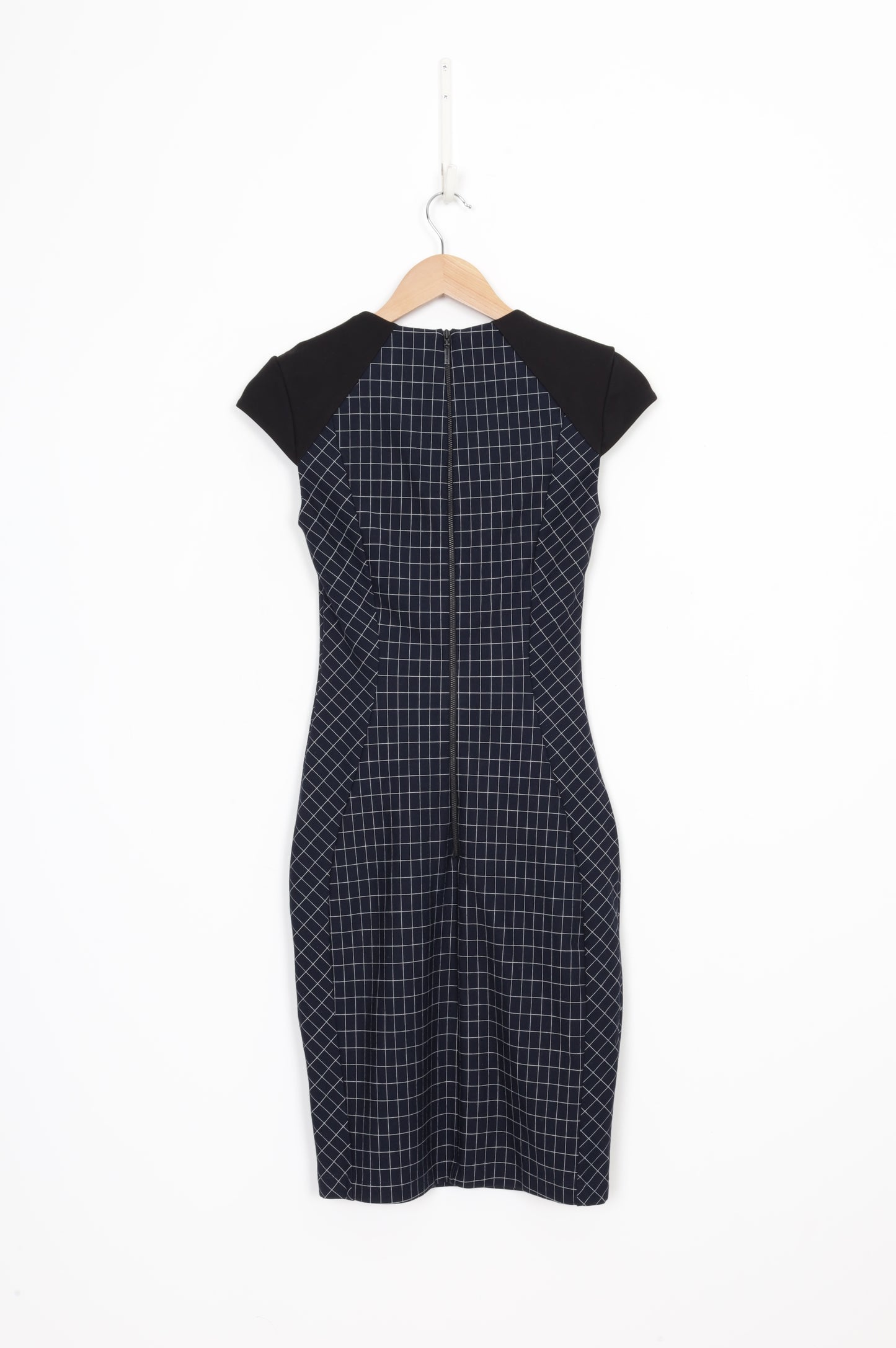 Cue in the City Womens Blue Dress Size 6