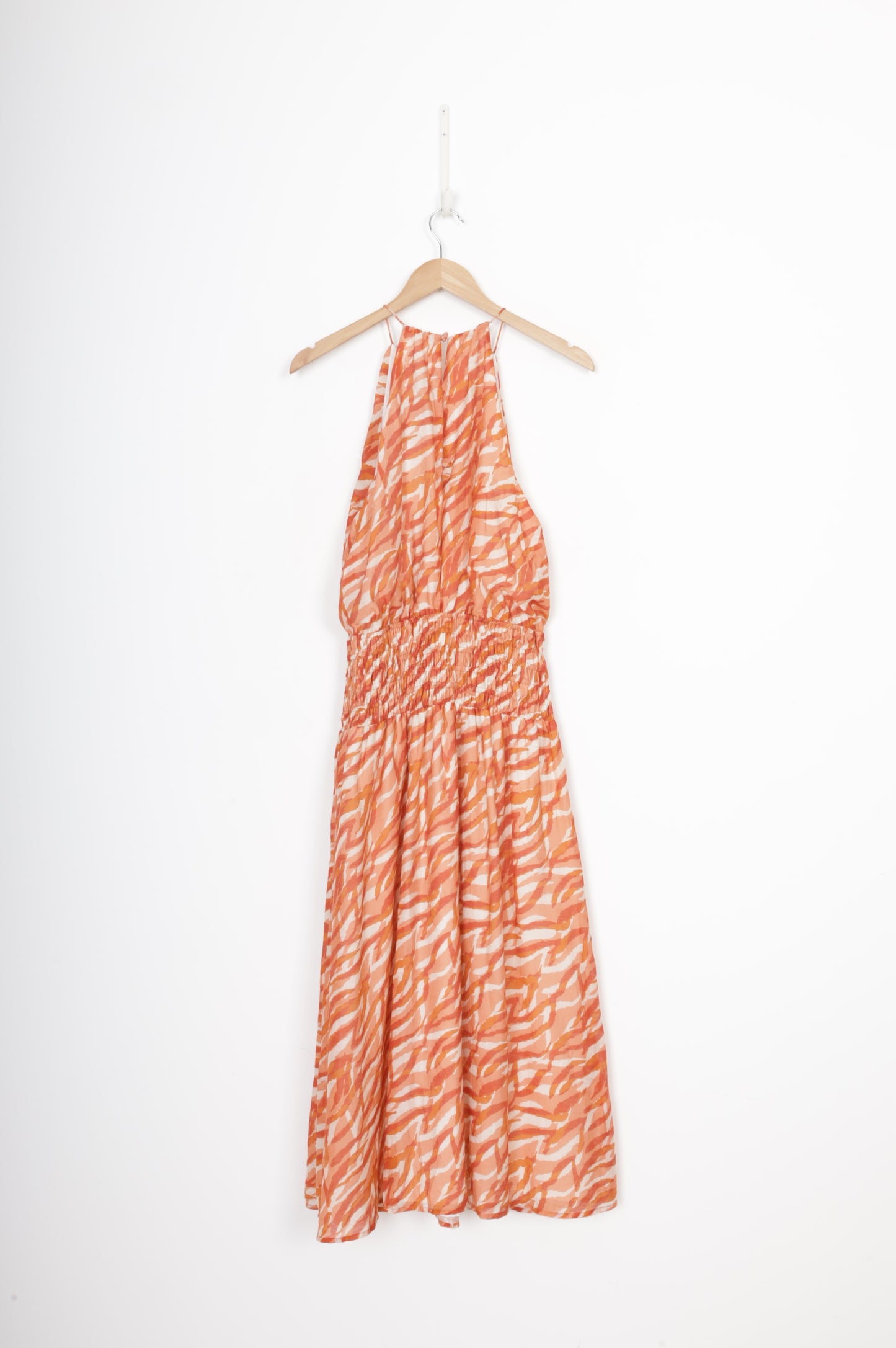 Esmaee Womens Orange Dress Size S