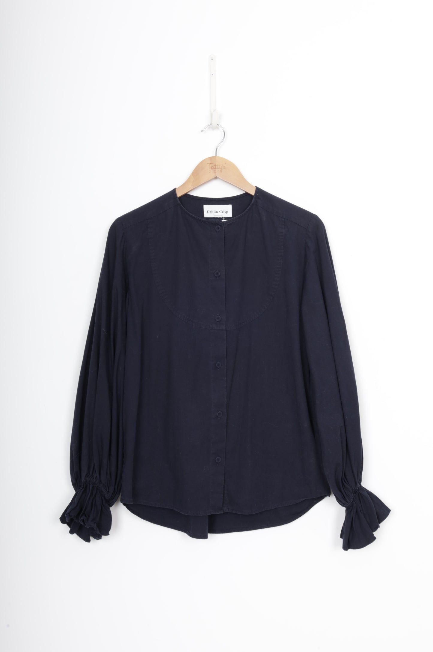 Caitlin Crisp Womens Blue Shirt Size 8