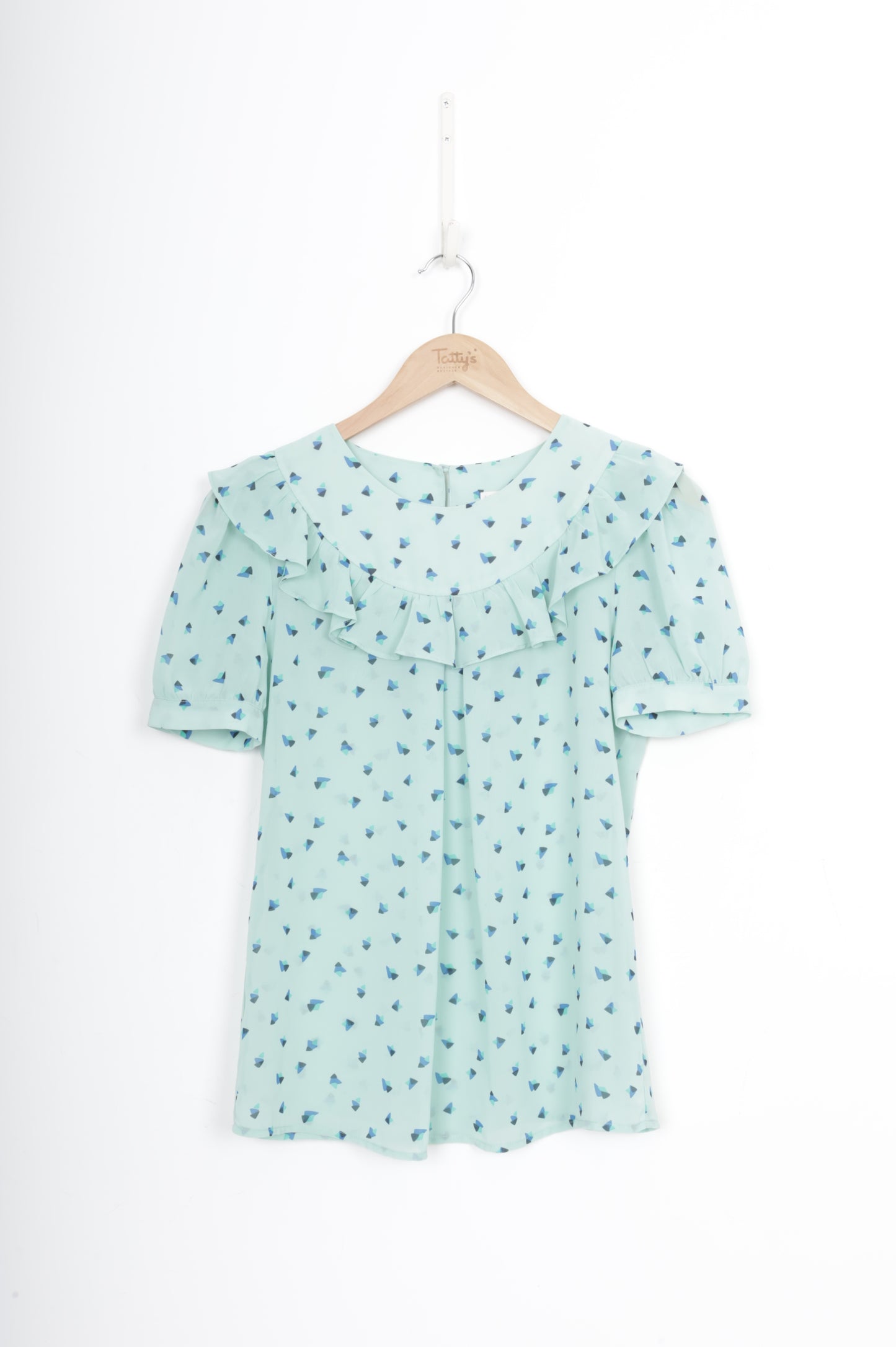 Karen Walker Hi there Womens Green Top Size 8