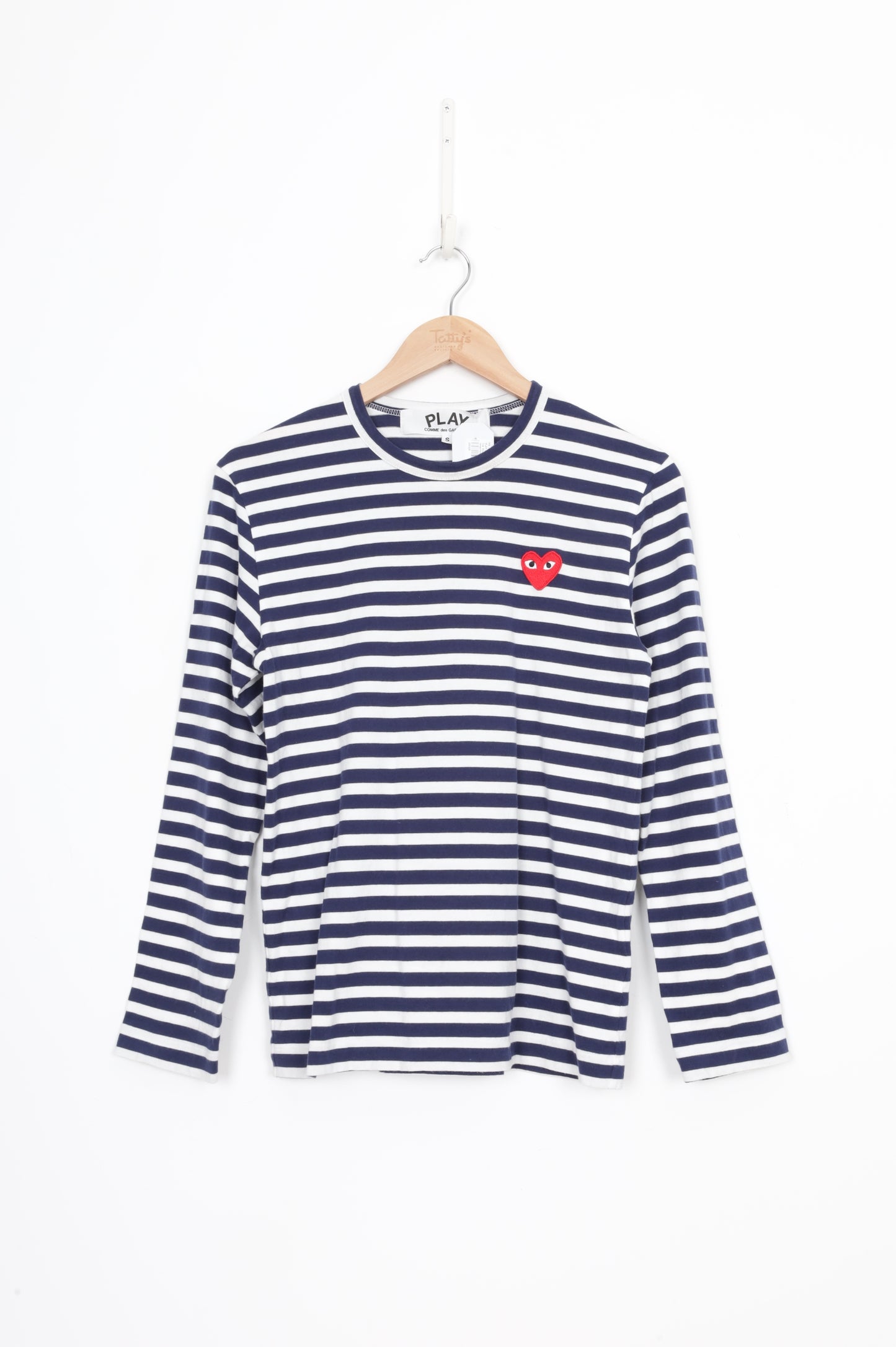 PLAY Comme Des Garcons Womens White Top Size S