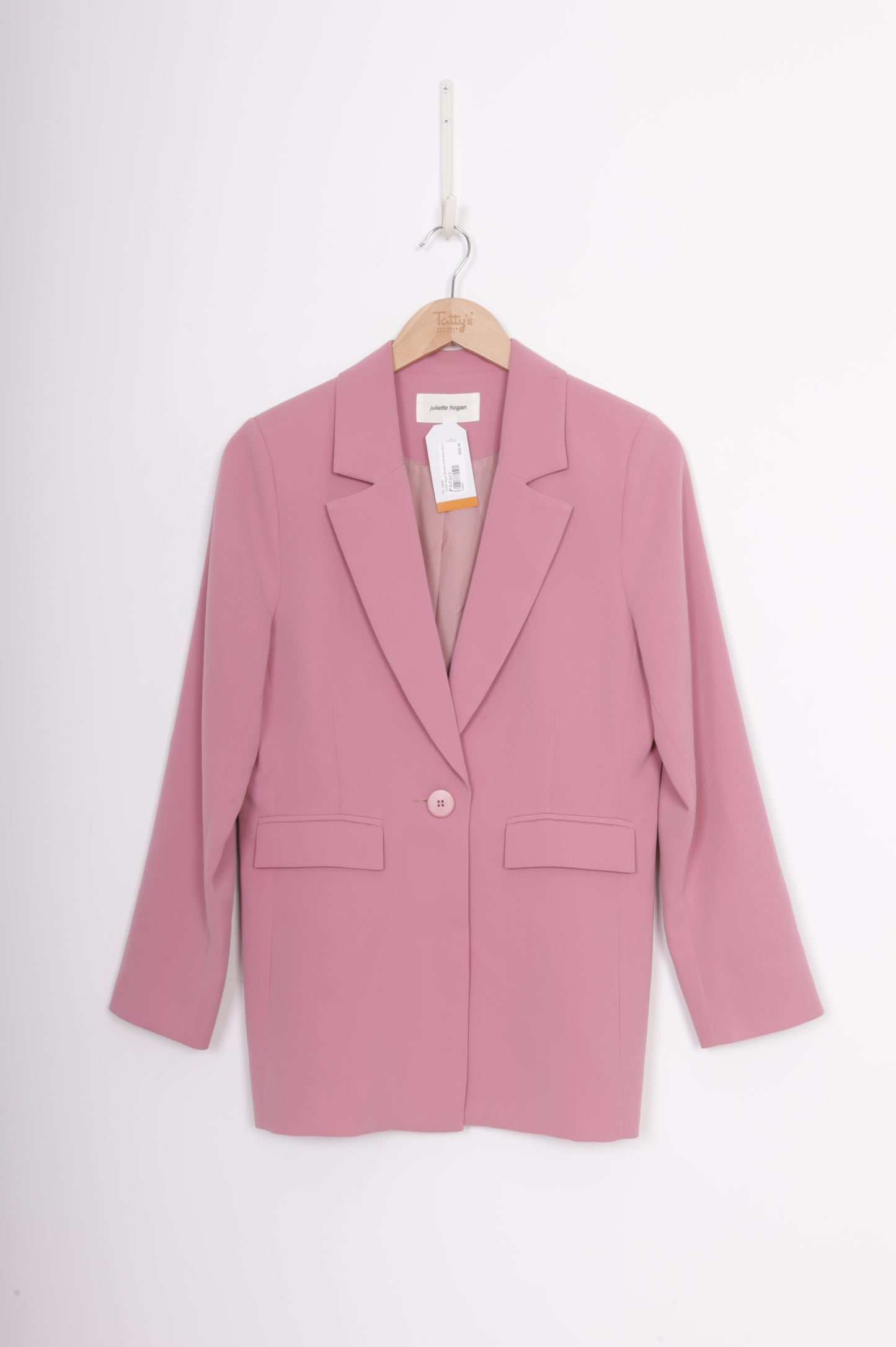 Juliette Hogan Womens Pink Blazer Size 8