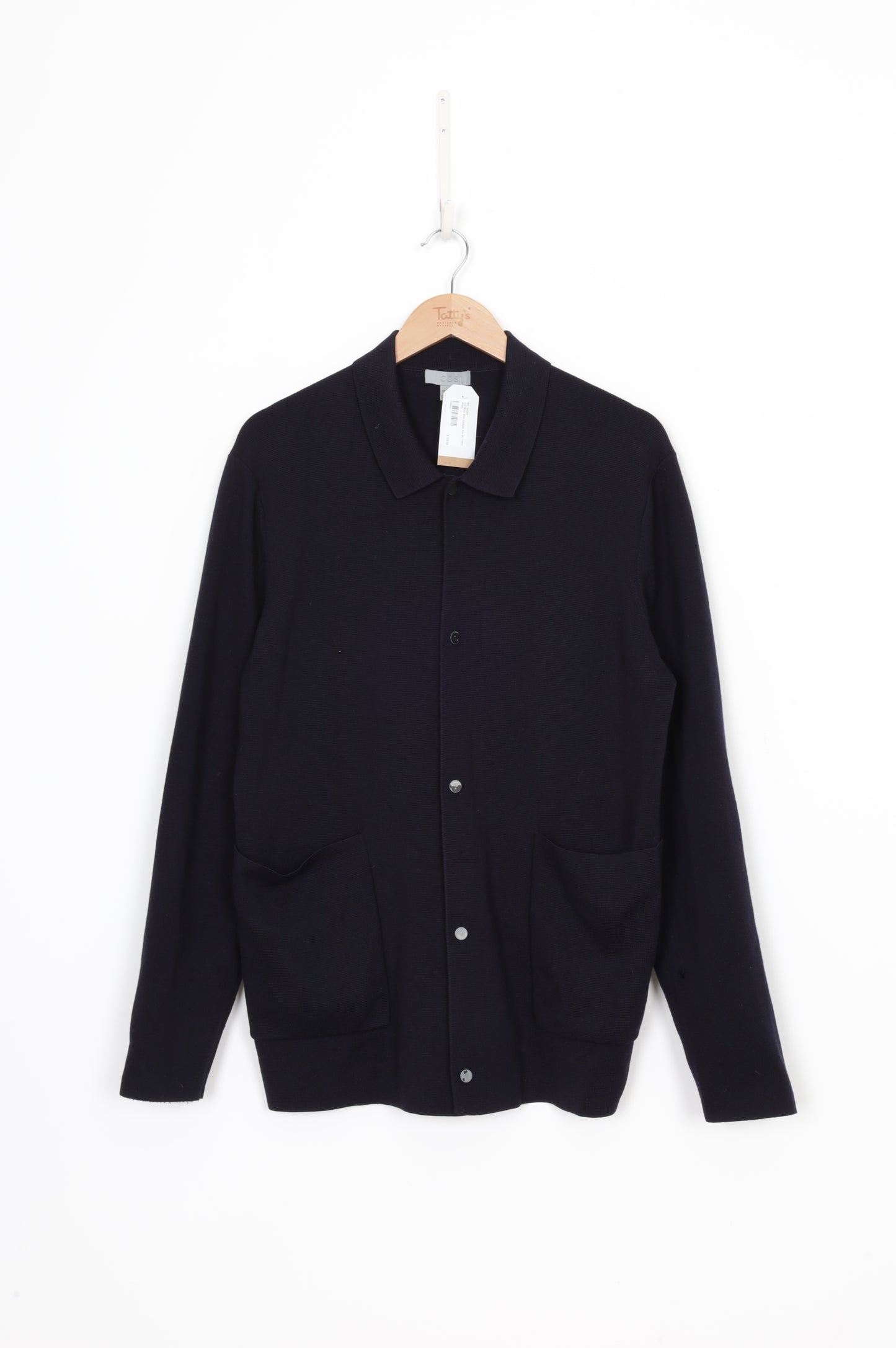 Cos Mens Blue Cardigan Size XL