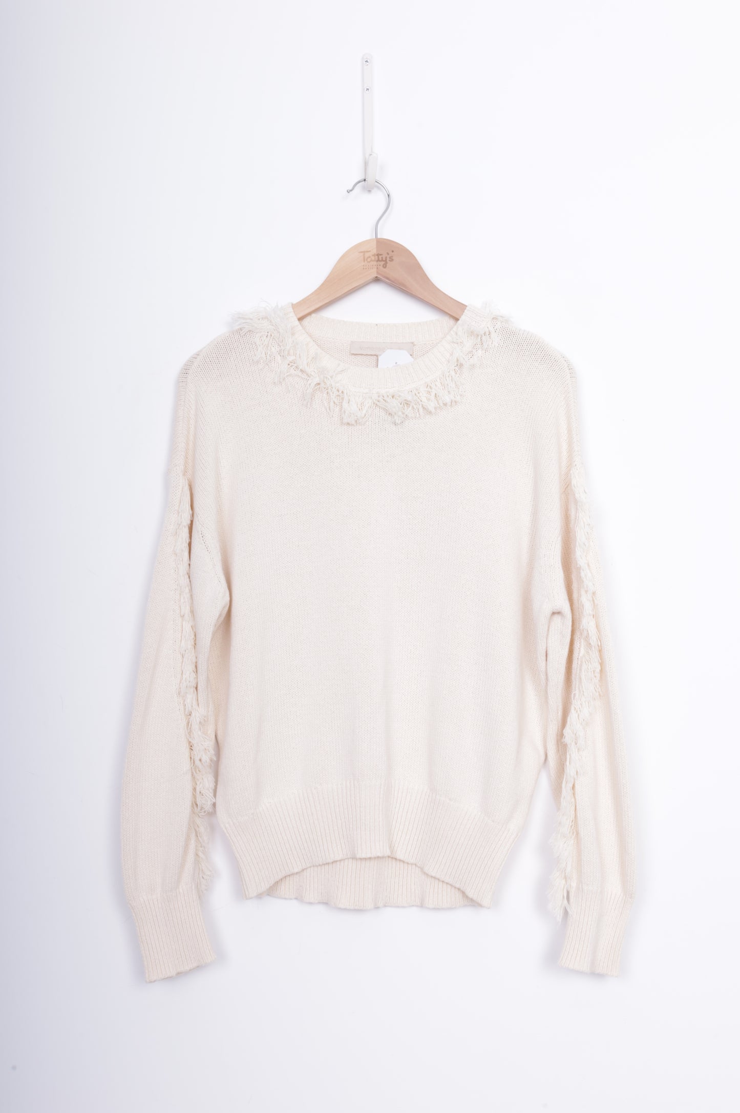 Vanessa Bruno Womens Cream Jumper Size L