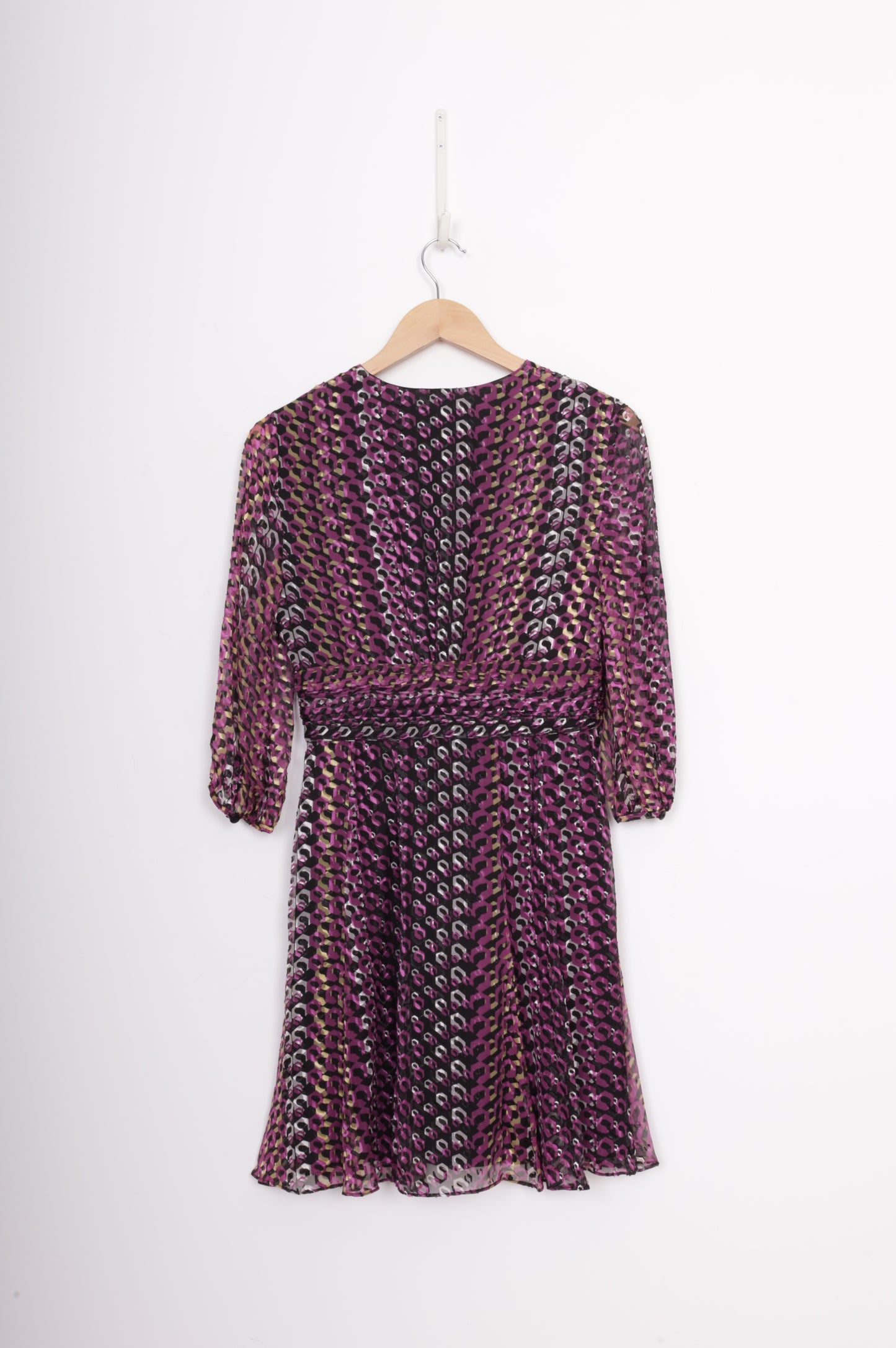 Diane von Furstenburg Womens Purple Dress Size 4