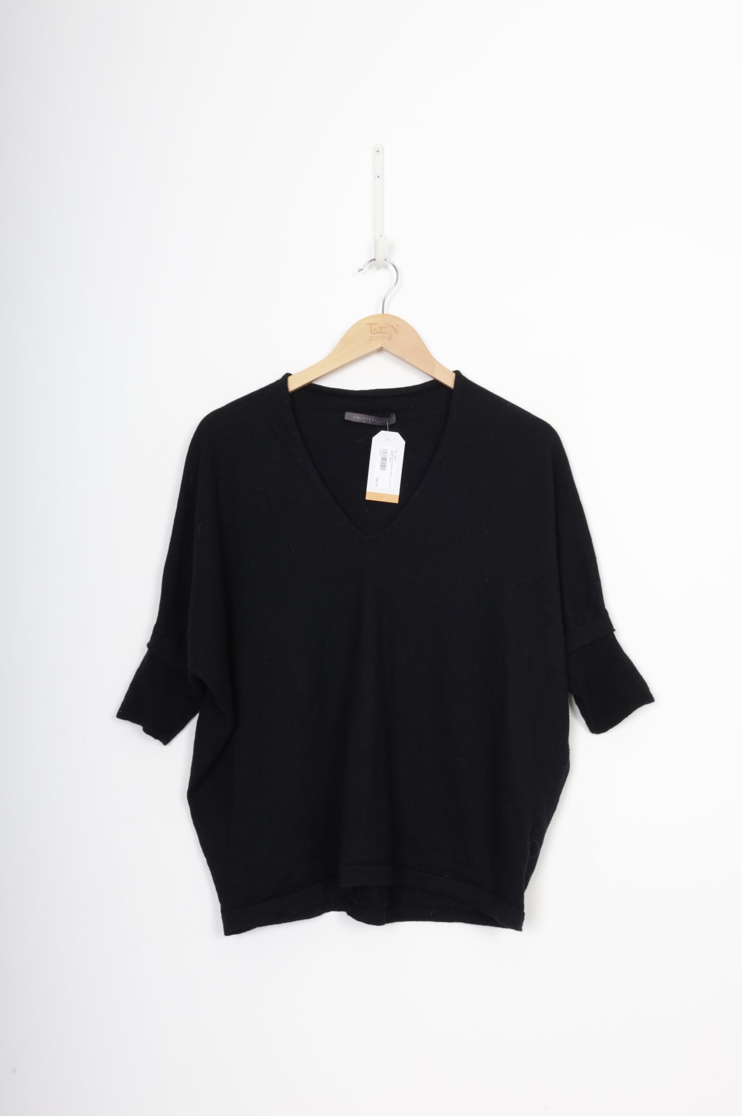 Knuefermann Womens Black Top Size S