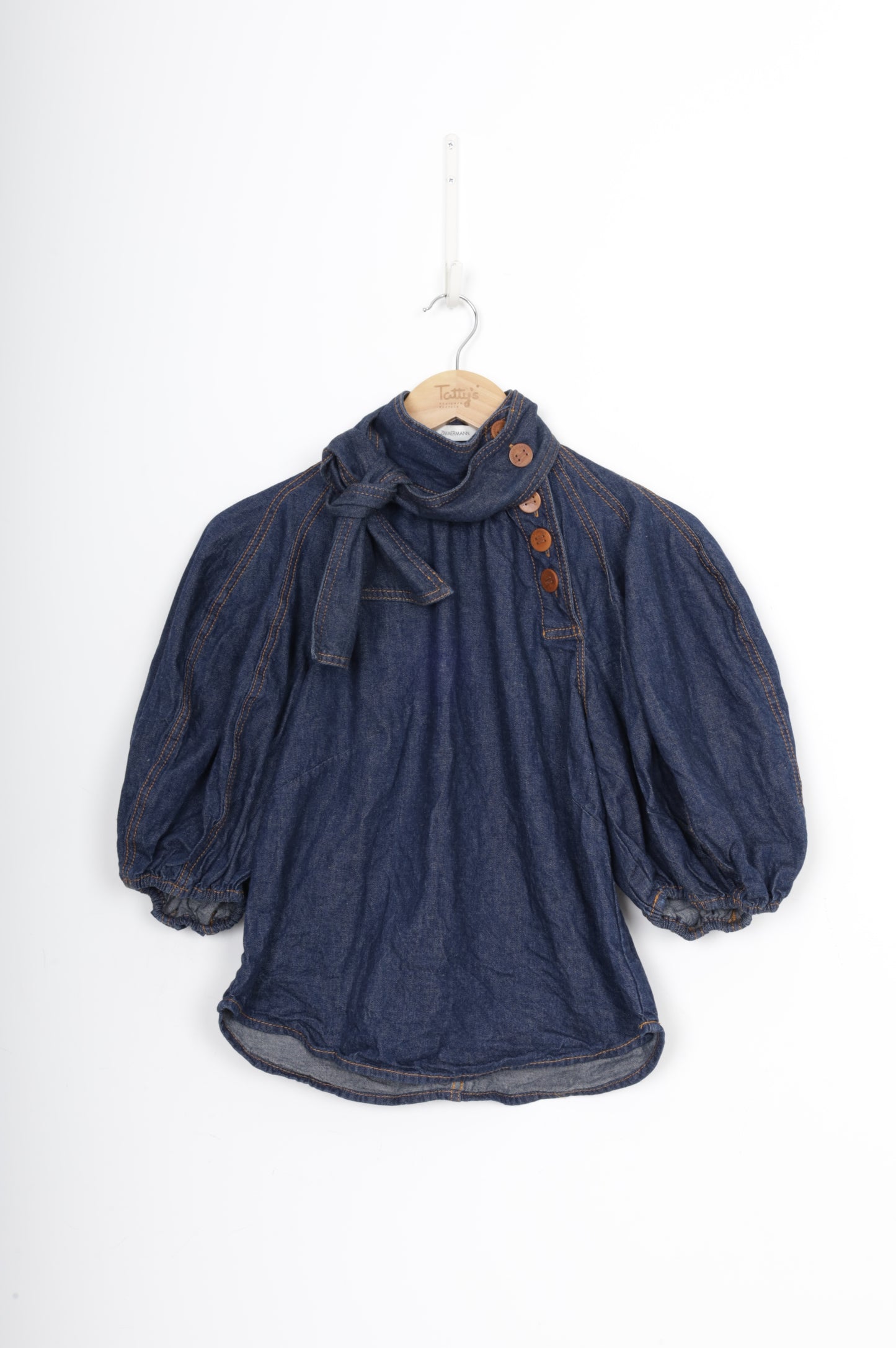 Zimmermann Womens Blue Top Size XXS