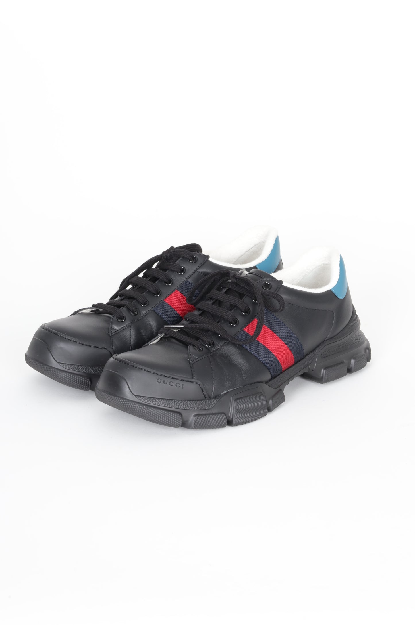 Gucci Mens Black Sneakers Size EU 45