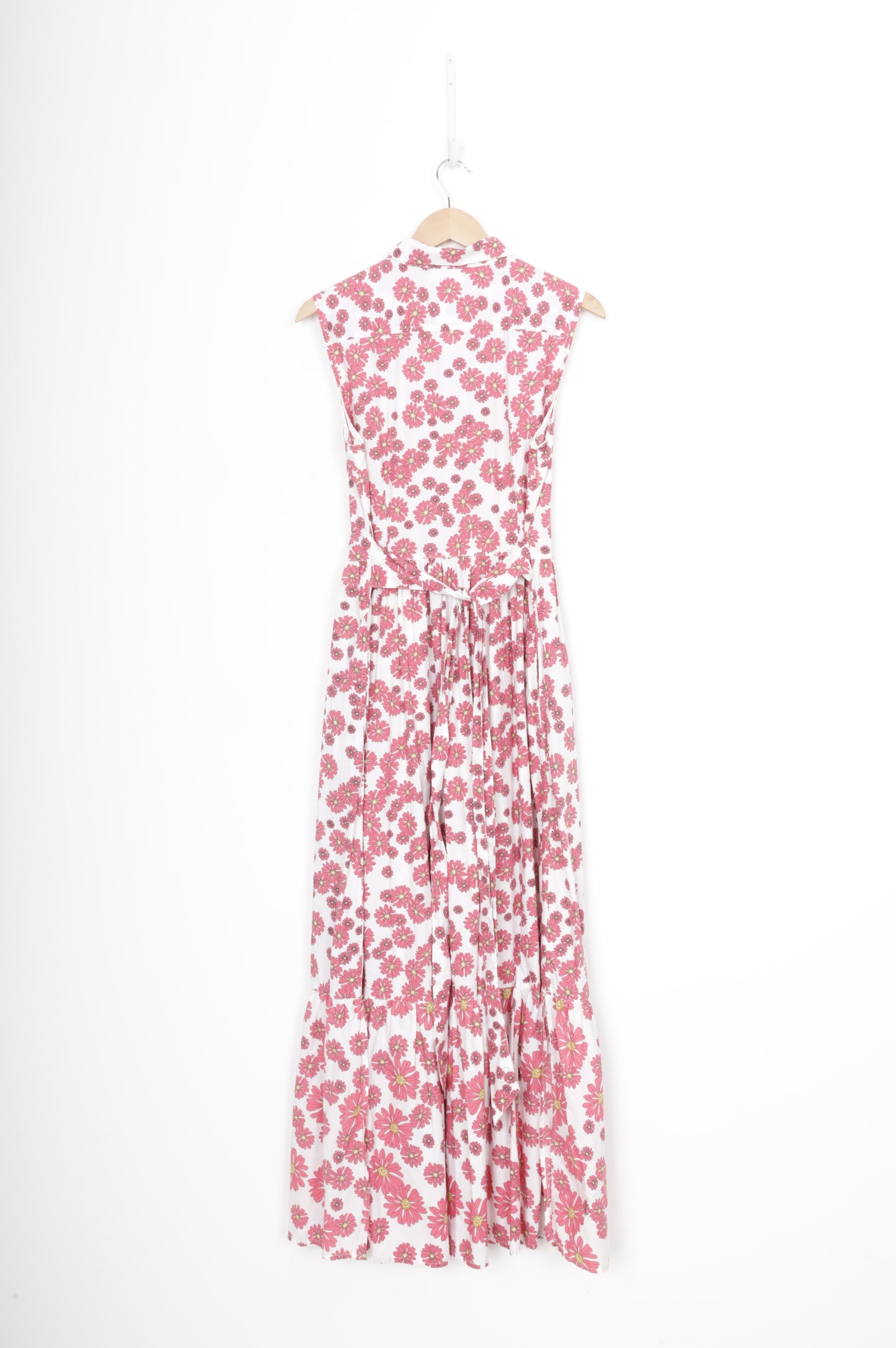 Benetton Womens White Dress Size L