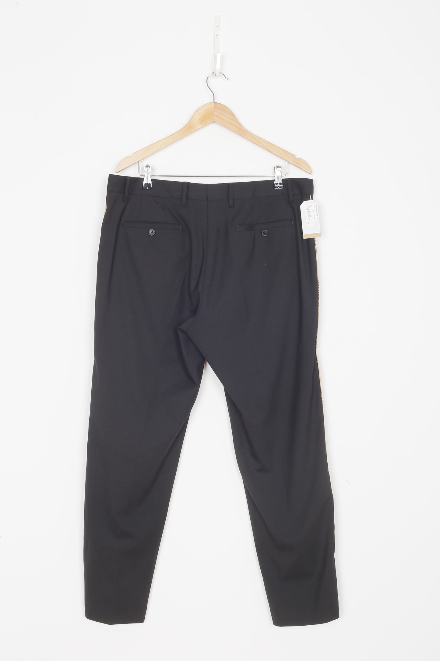 Versace Collection Mens Black Pants Size 54