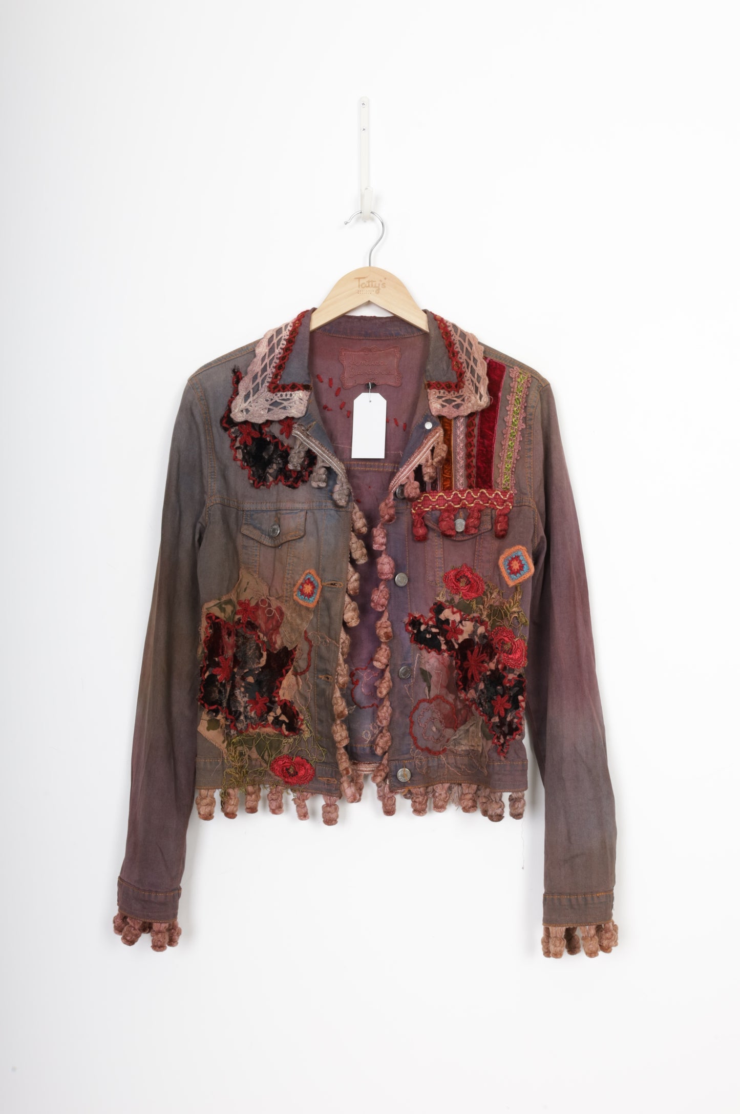 Antica Sartoria Womens Purple Jacket Size M