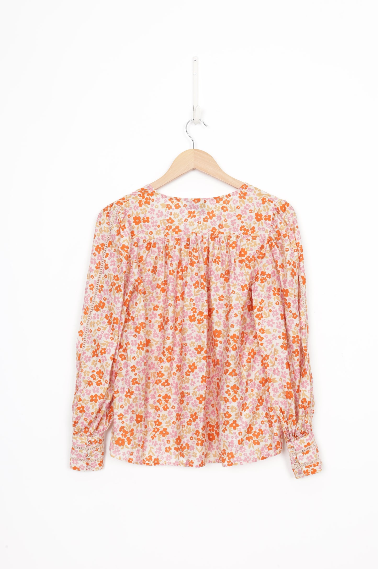 Esmaee Womens Beige Blouse Size XXS