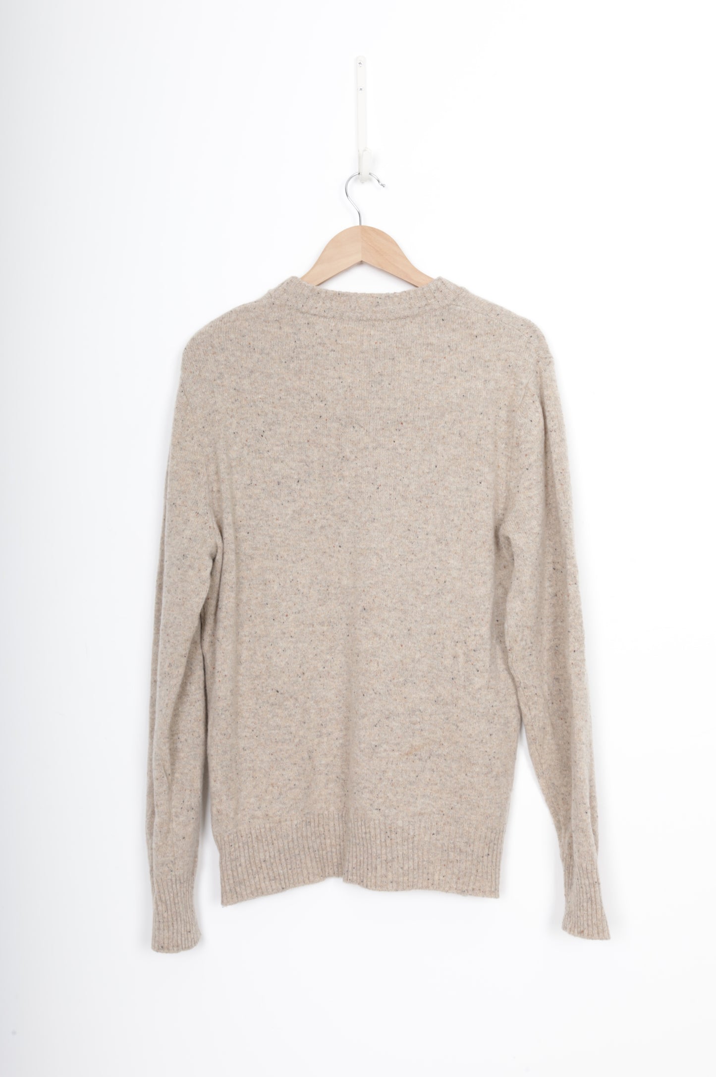 Assembly Label Mens Brown Jumper Size L