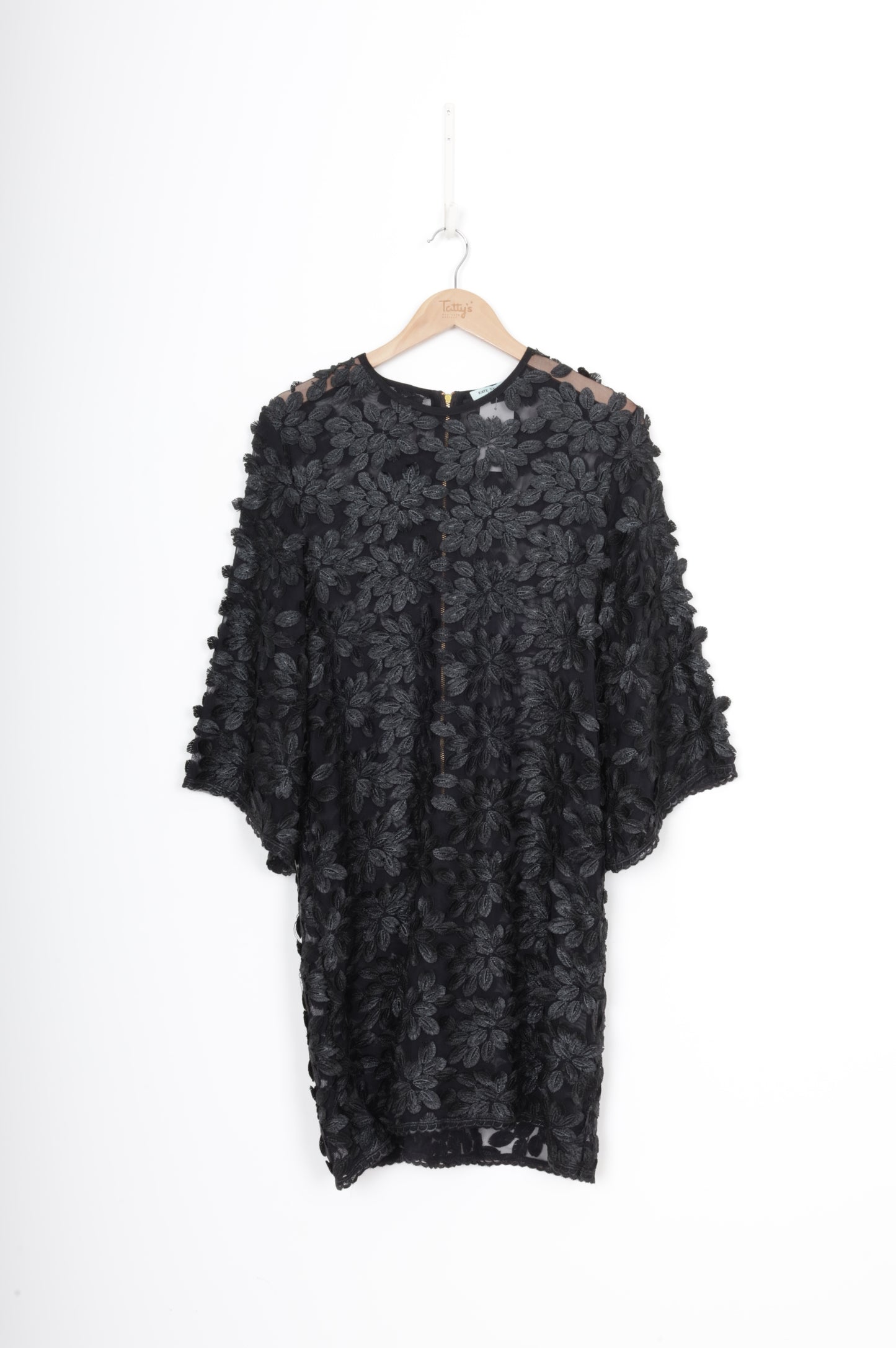 Kate Sylvester Womens Black Dress Size L