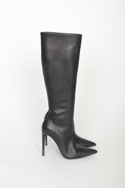 Balenciaga Womens Black Boots  Size EU 38.5