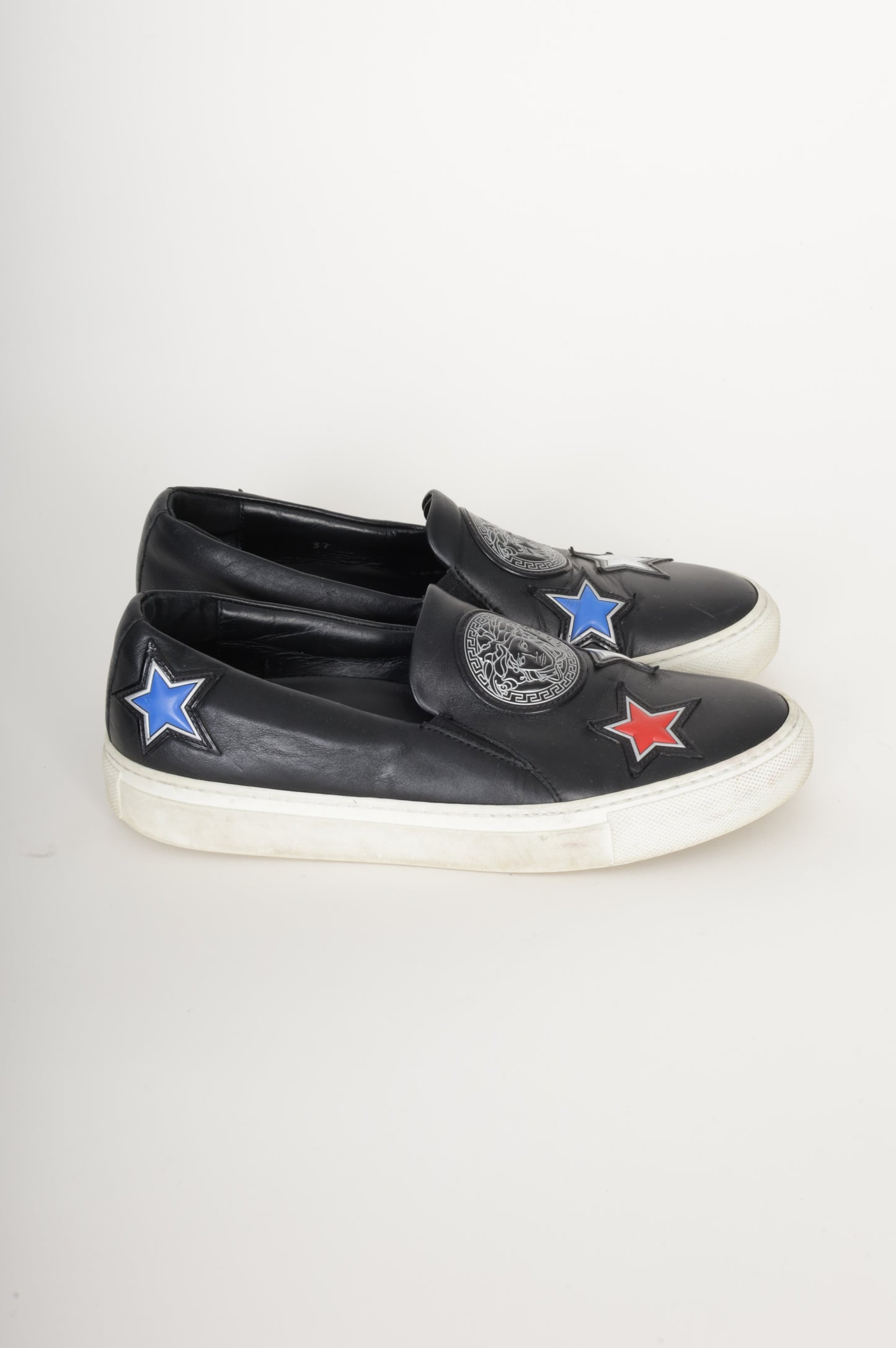 Versace Unisex Black Shoes Size 37