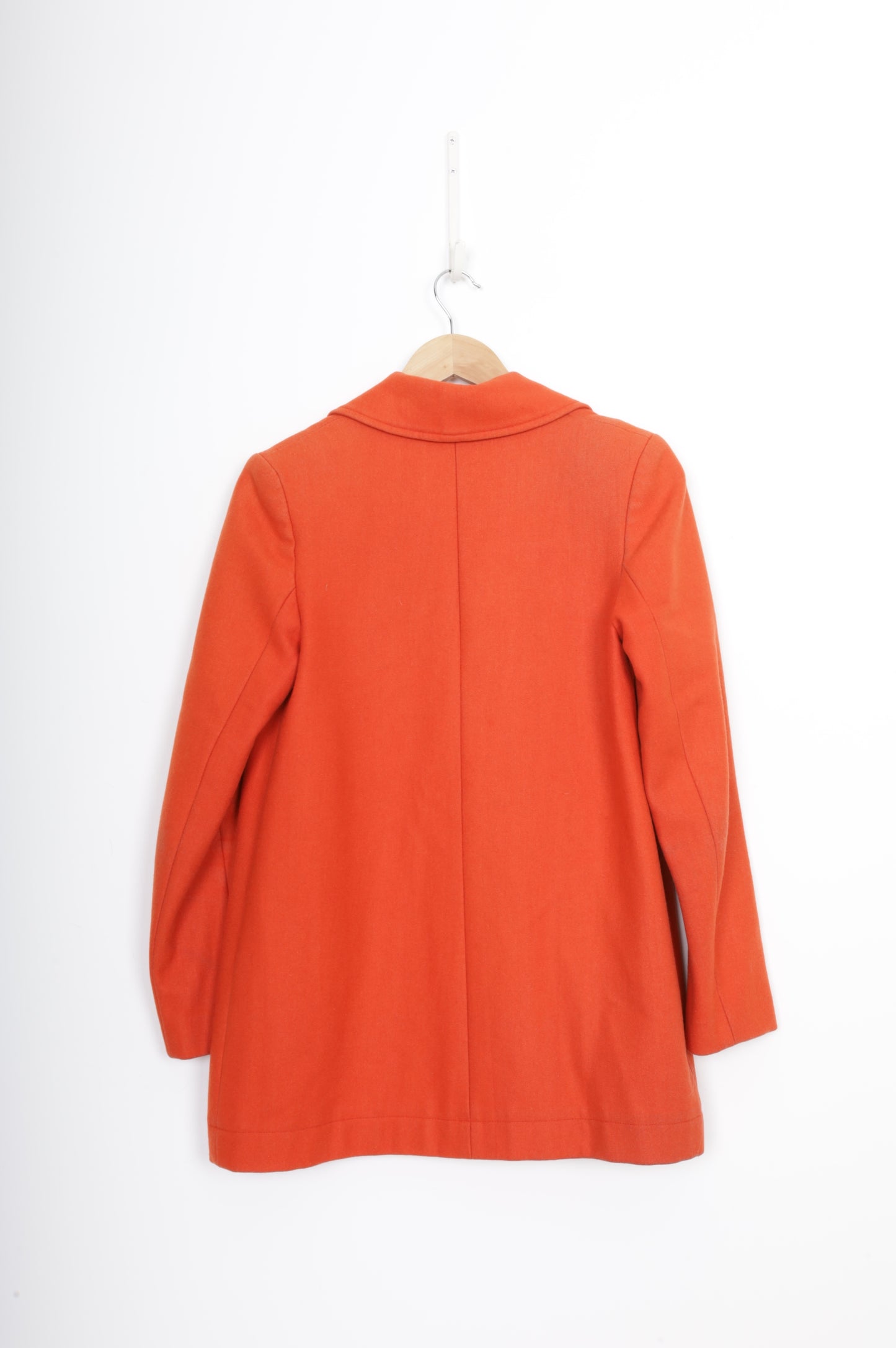 juliette hogan Womens Orange Coat Size 8