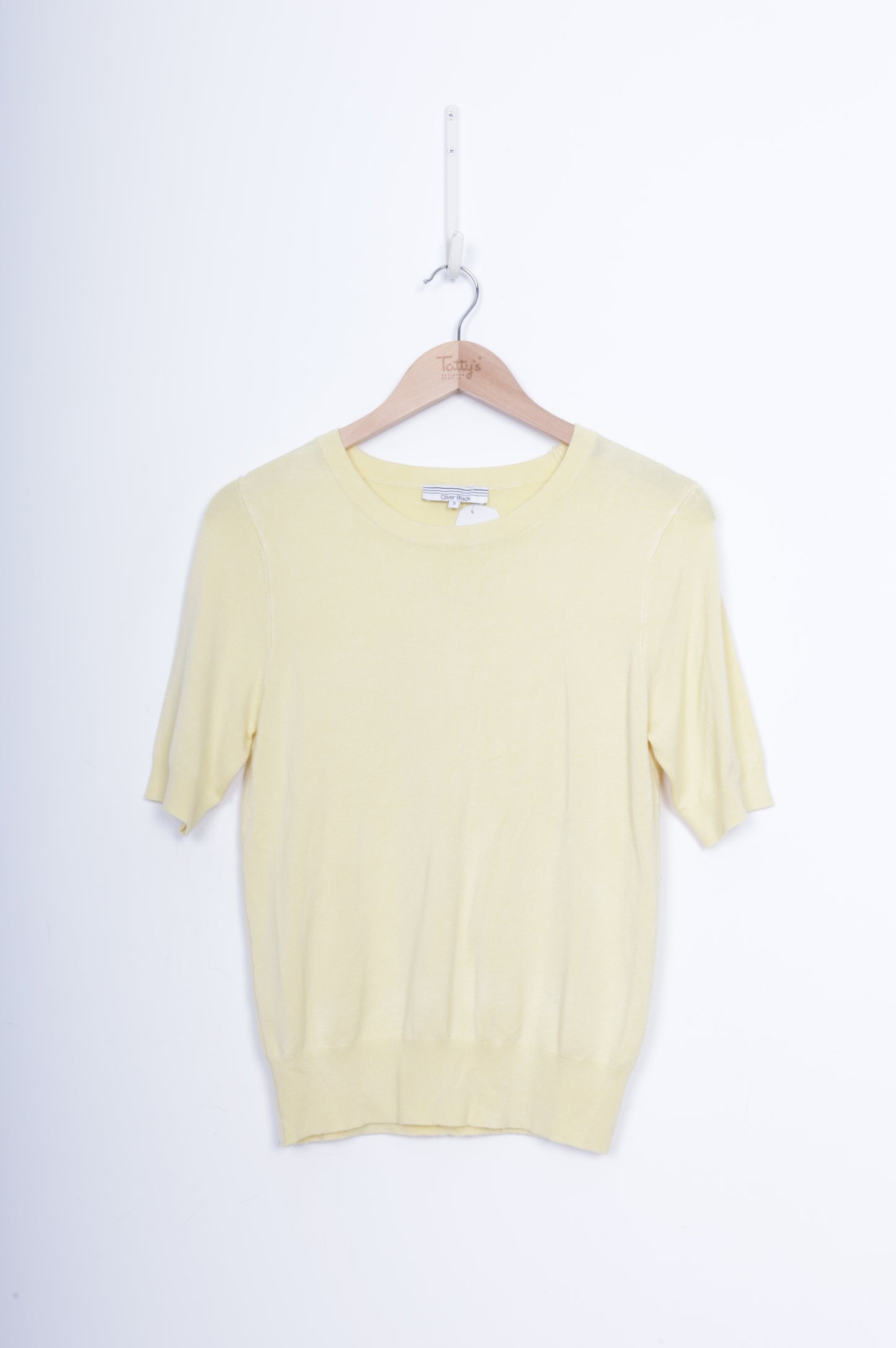 Oliver Black Womens Yellow Top Size S