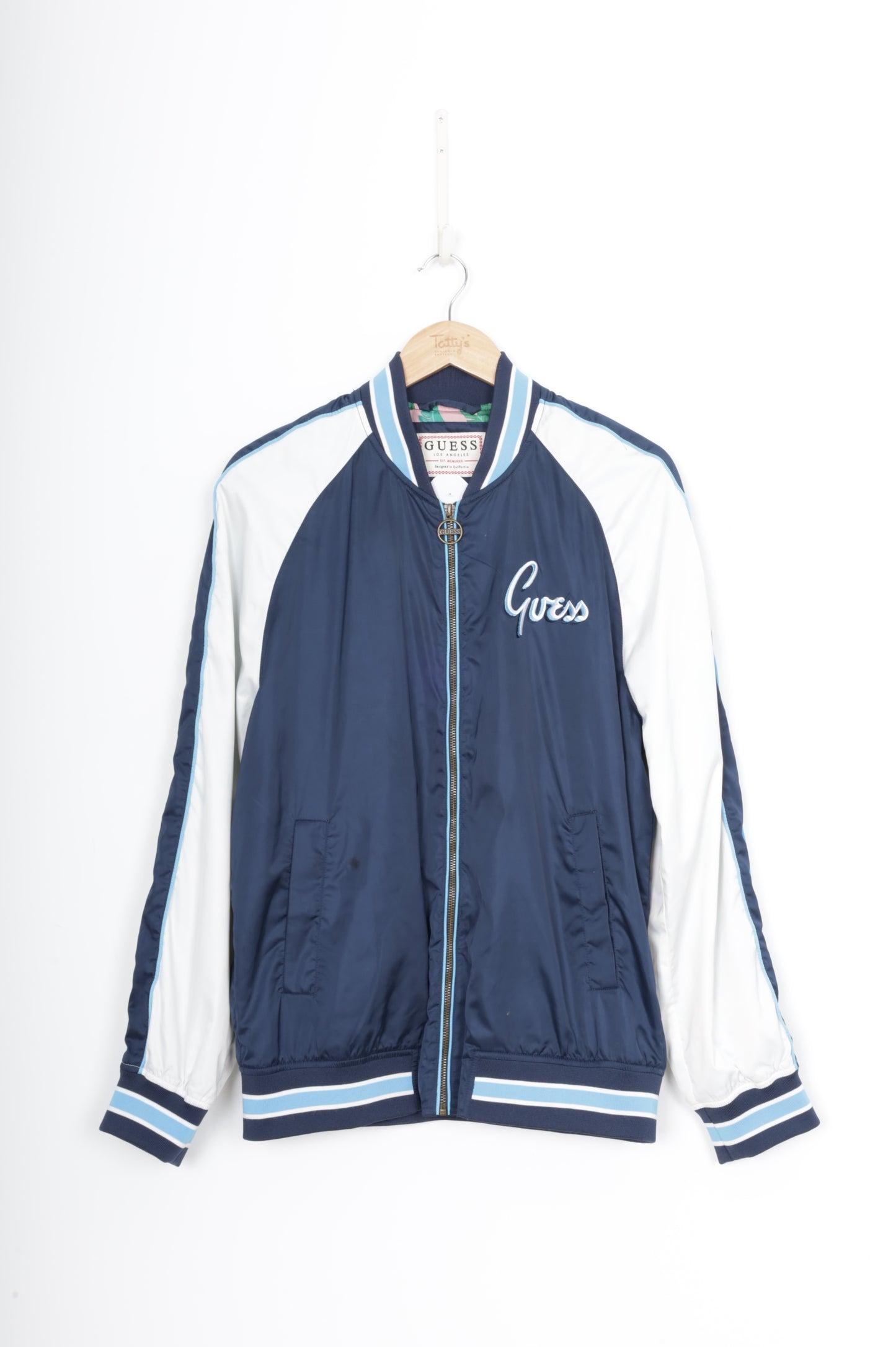 Guess Mens Blue Jacket Size L