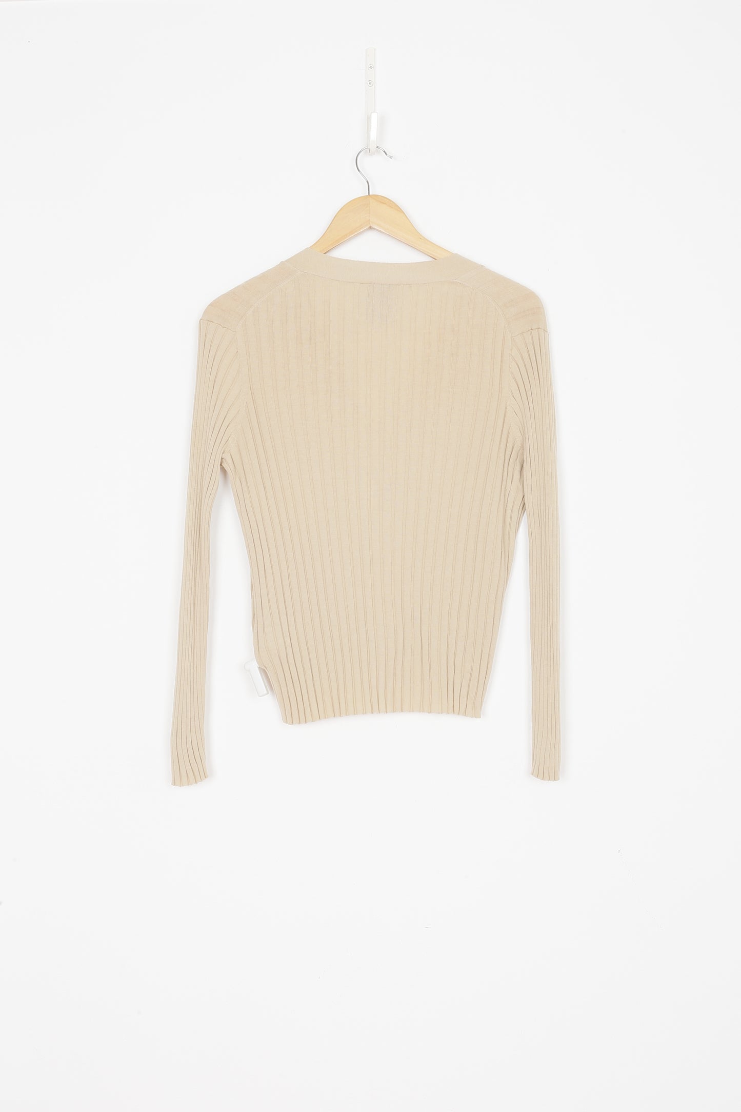 Allude Womens Beige Top Size M