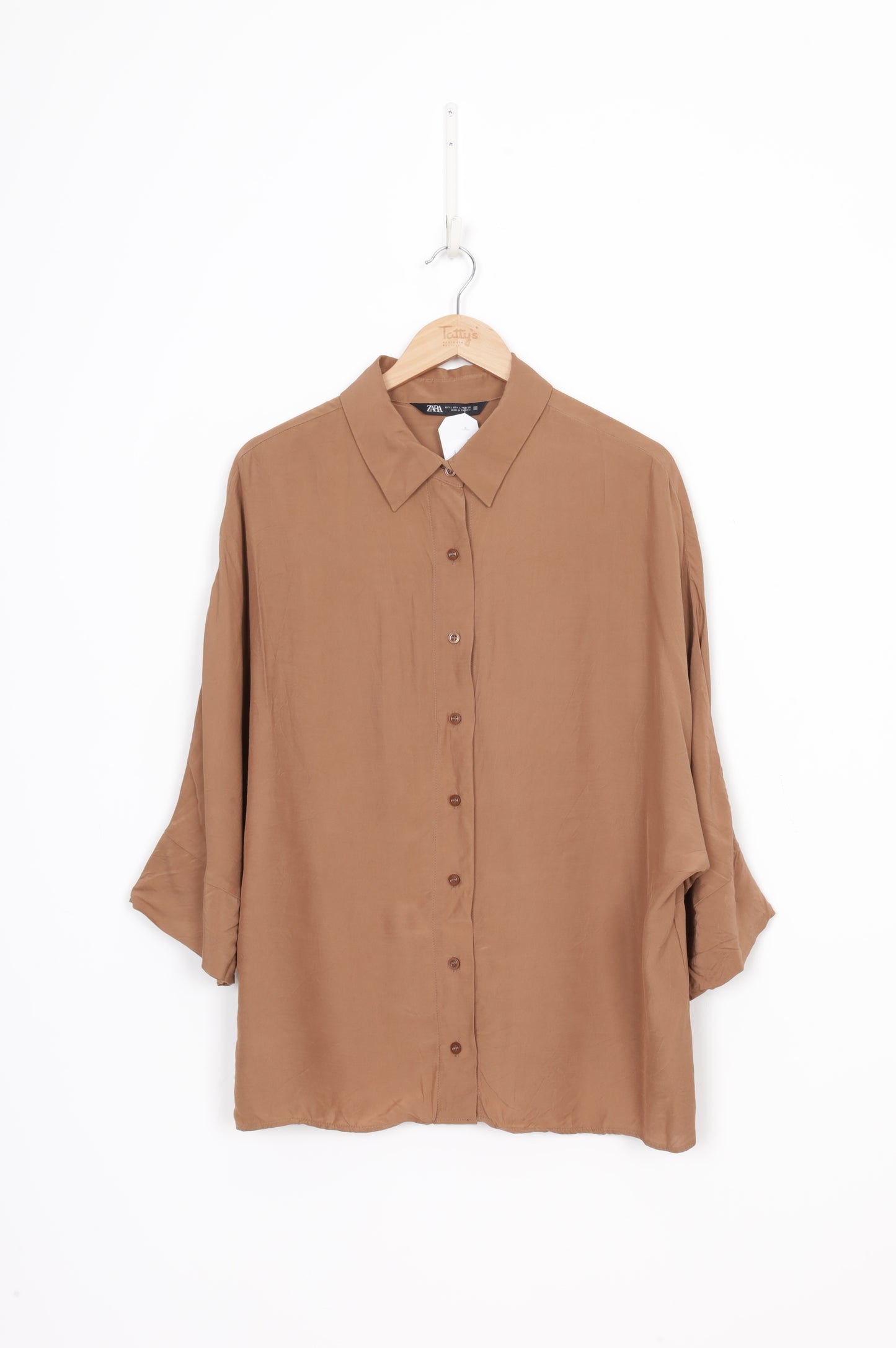 Zara Womens Brown Shirt Size L