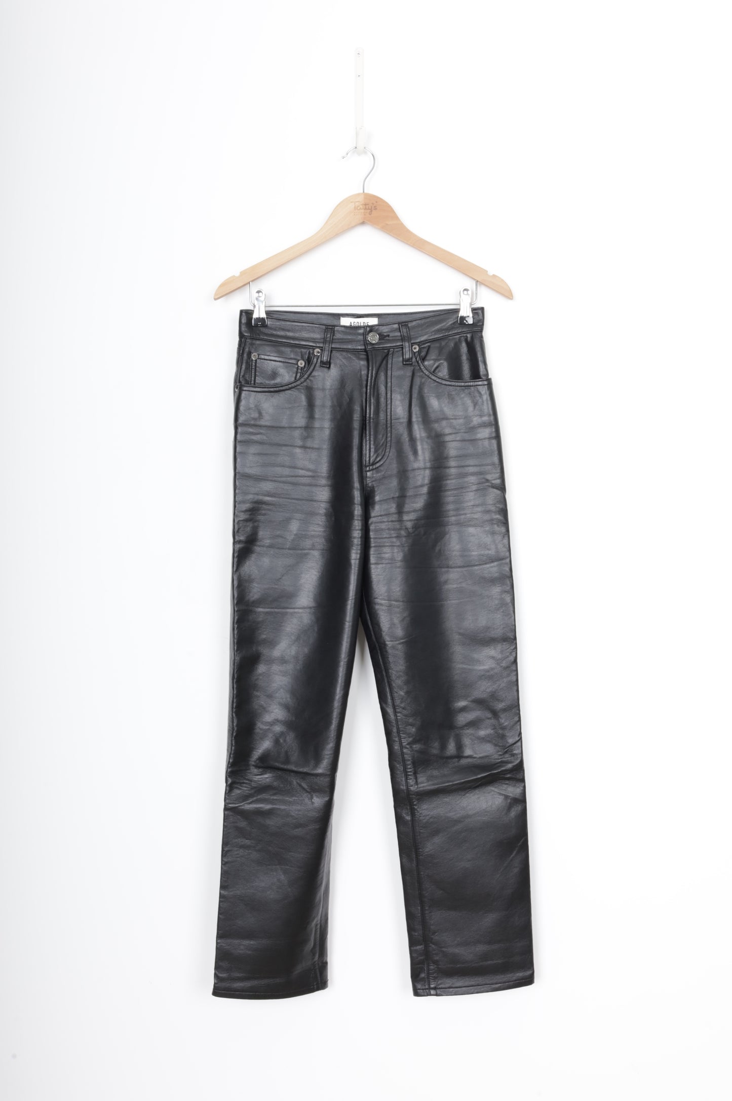 AGOLDE Womens Black Pants Size W 25