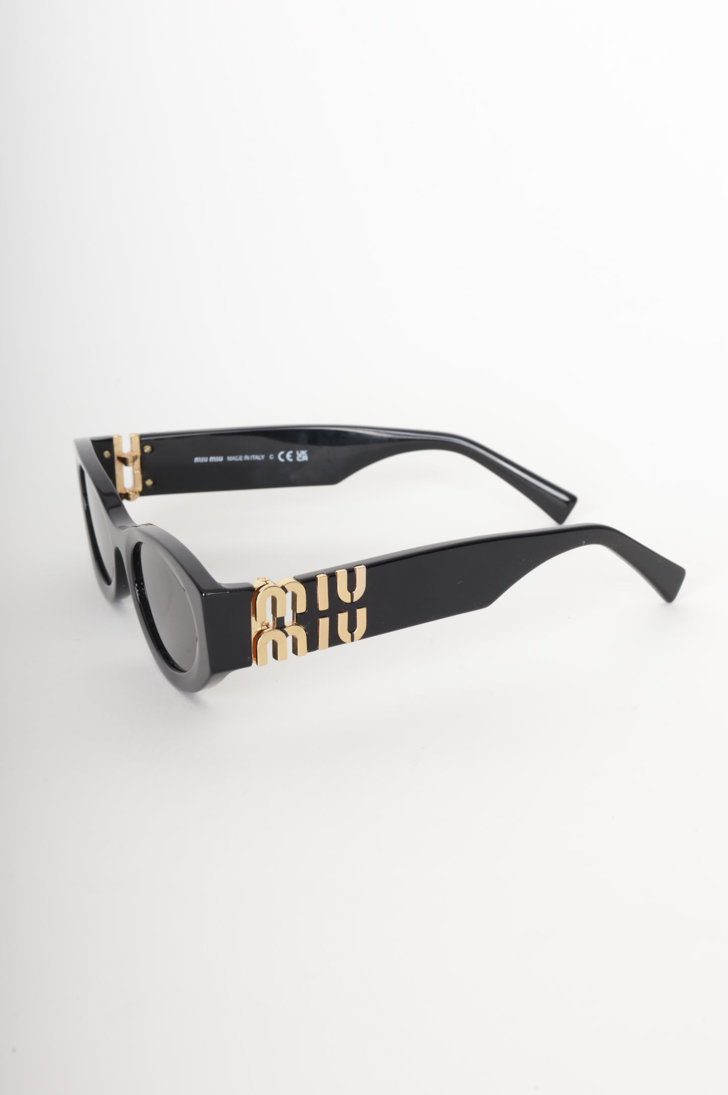 Miu Miu Womens Black Sunglasses Size O/S
