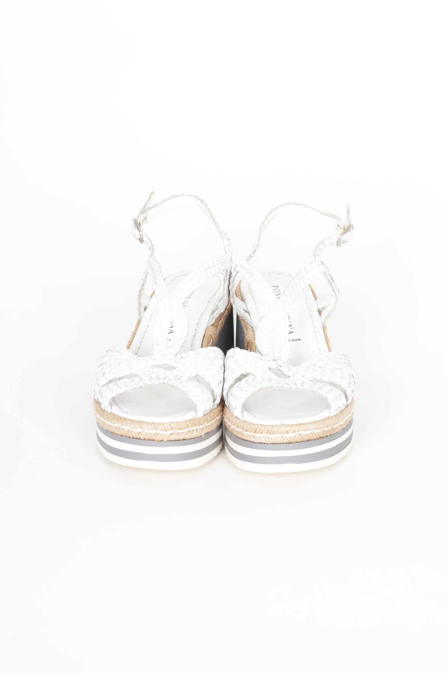 Pons Quintana Womens White Heels Size 40