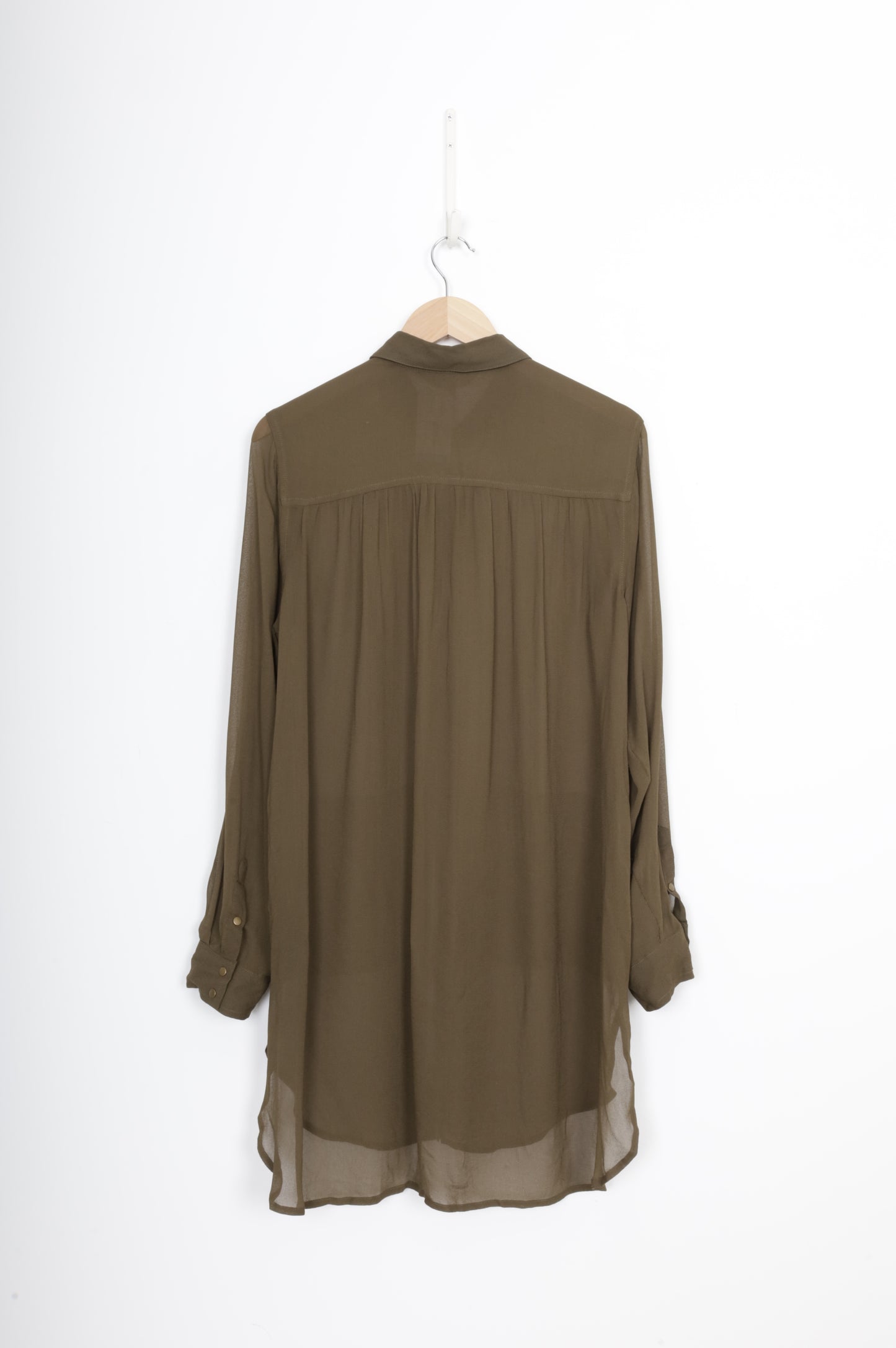 Max Womens Green Shirt Size 12
