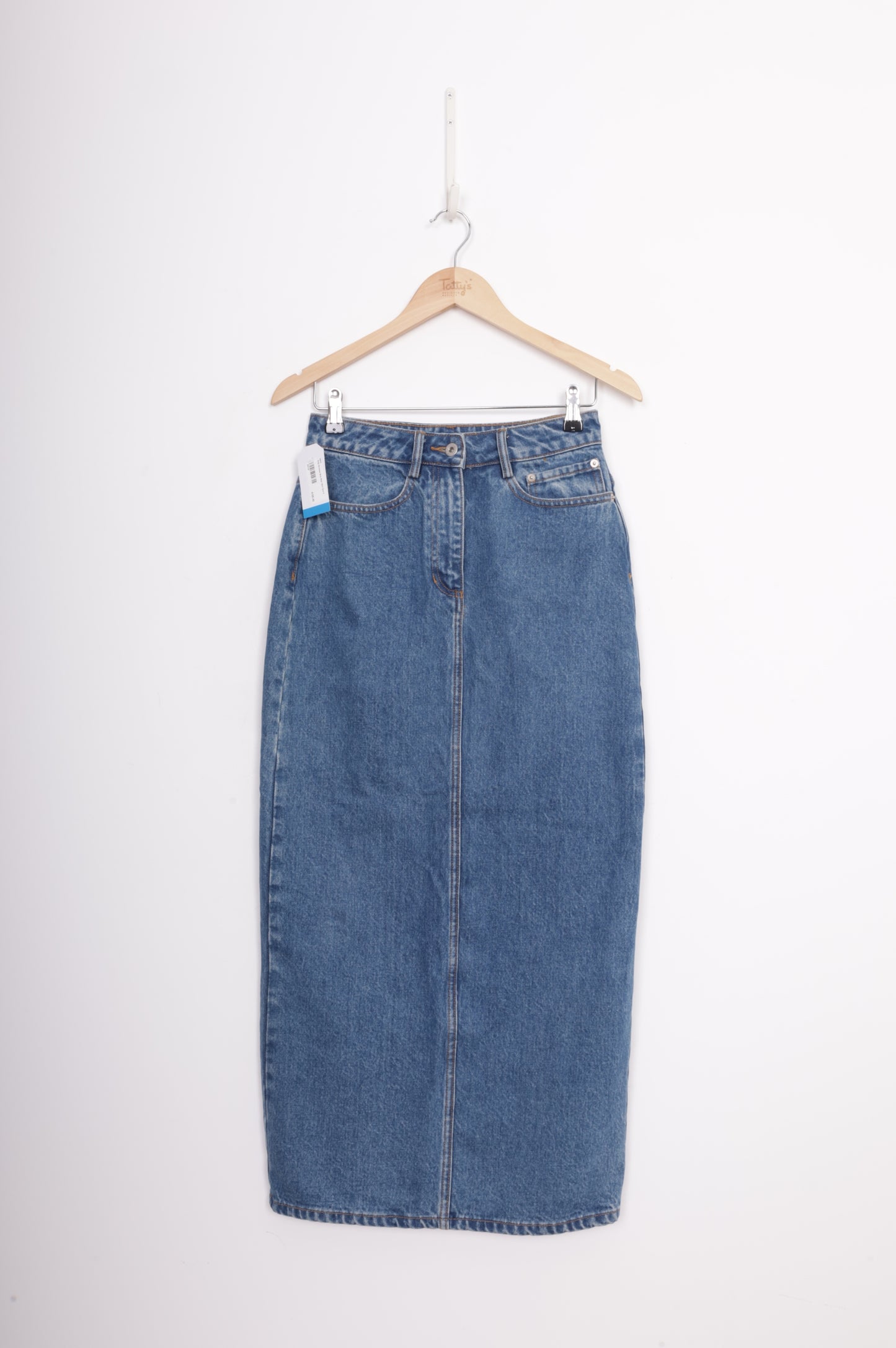Ruby Womens Blue Maxi Skirt Size 6