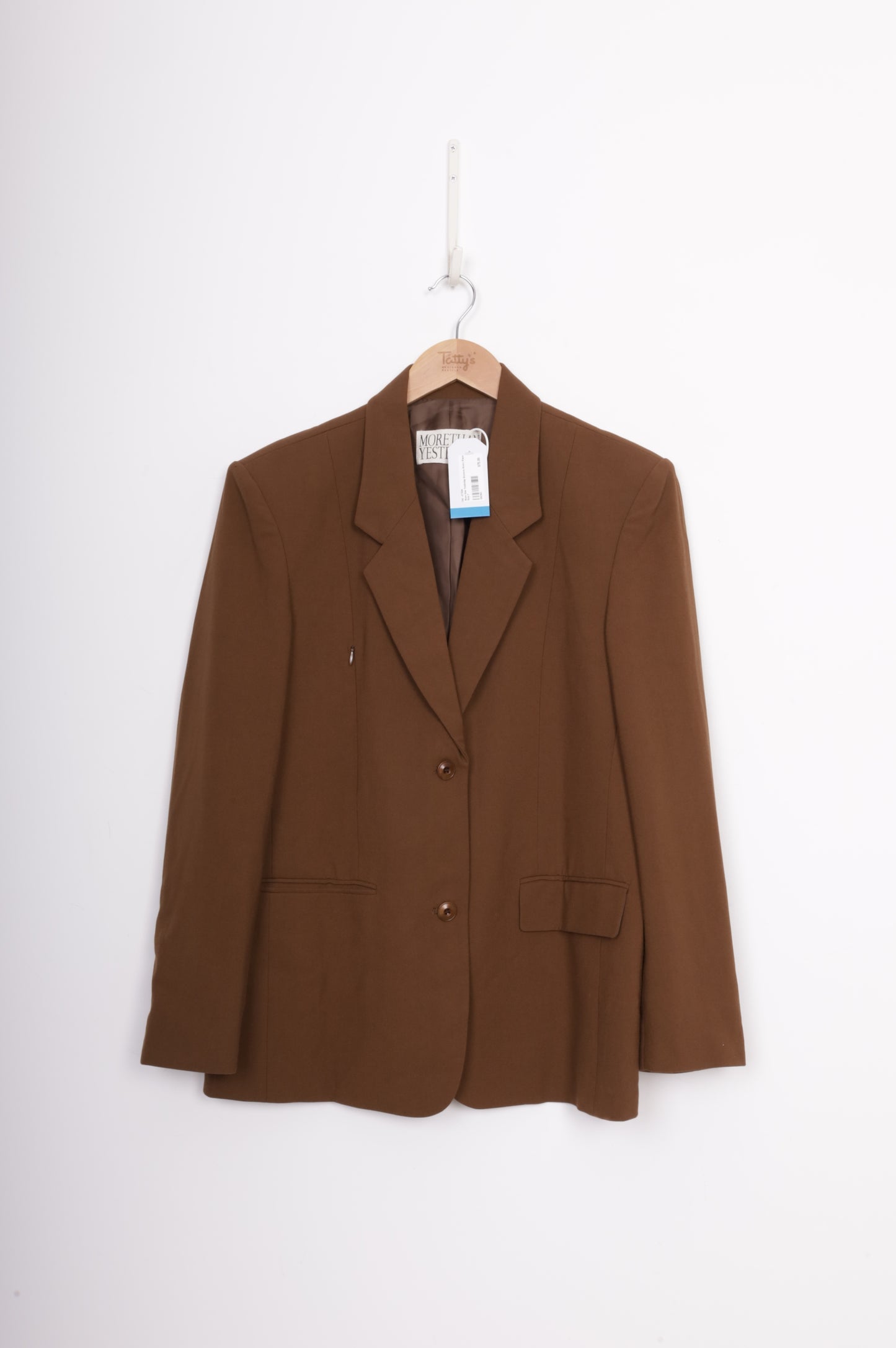 More than Yesterday Womens Brown Blazer Size F