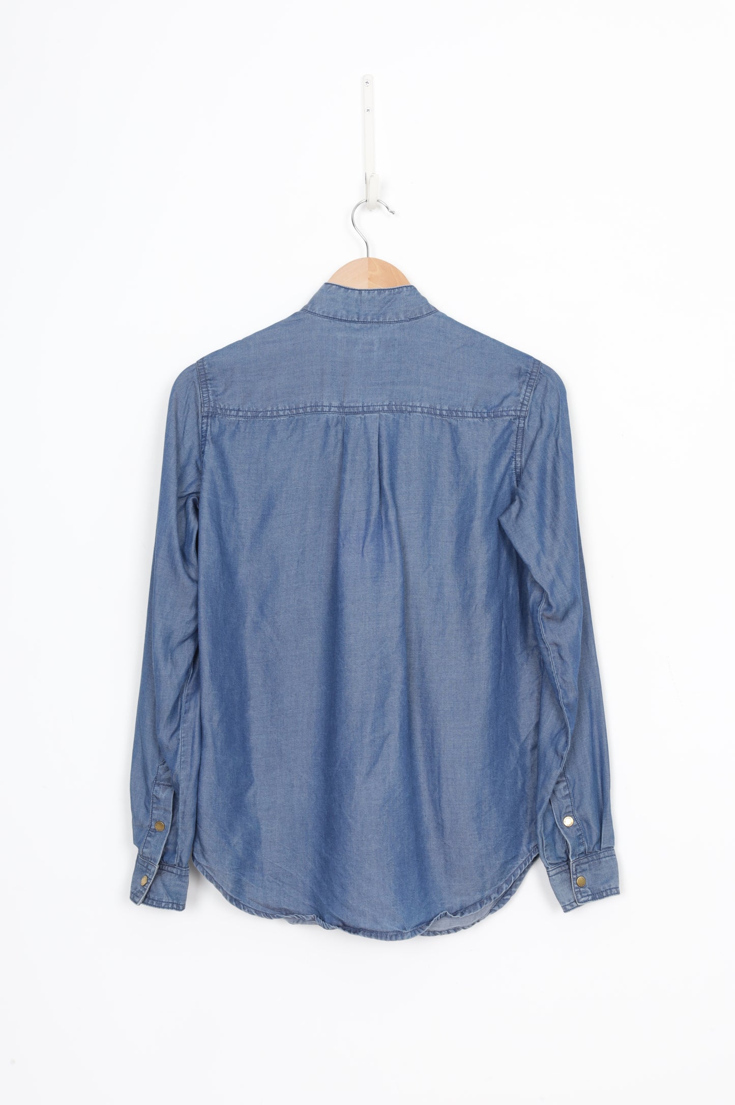 Michael Kors Womens Blue Shirt Size XS