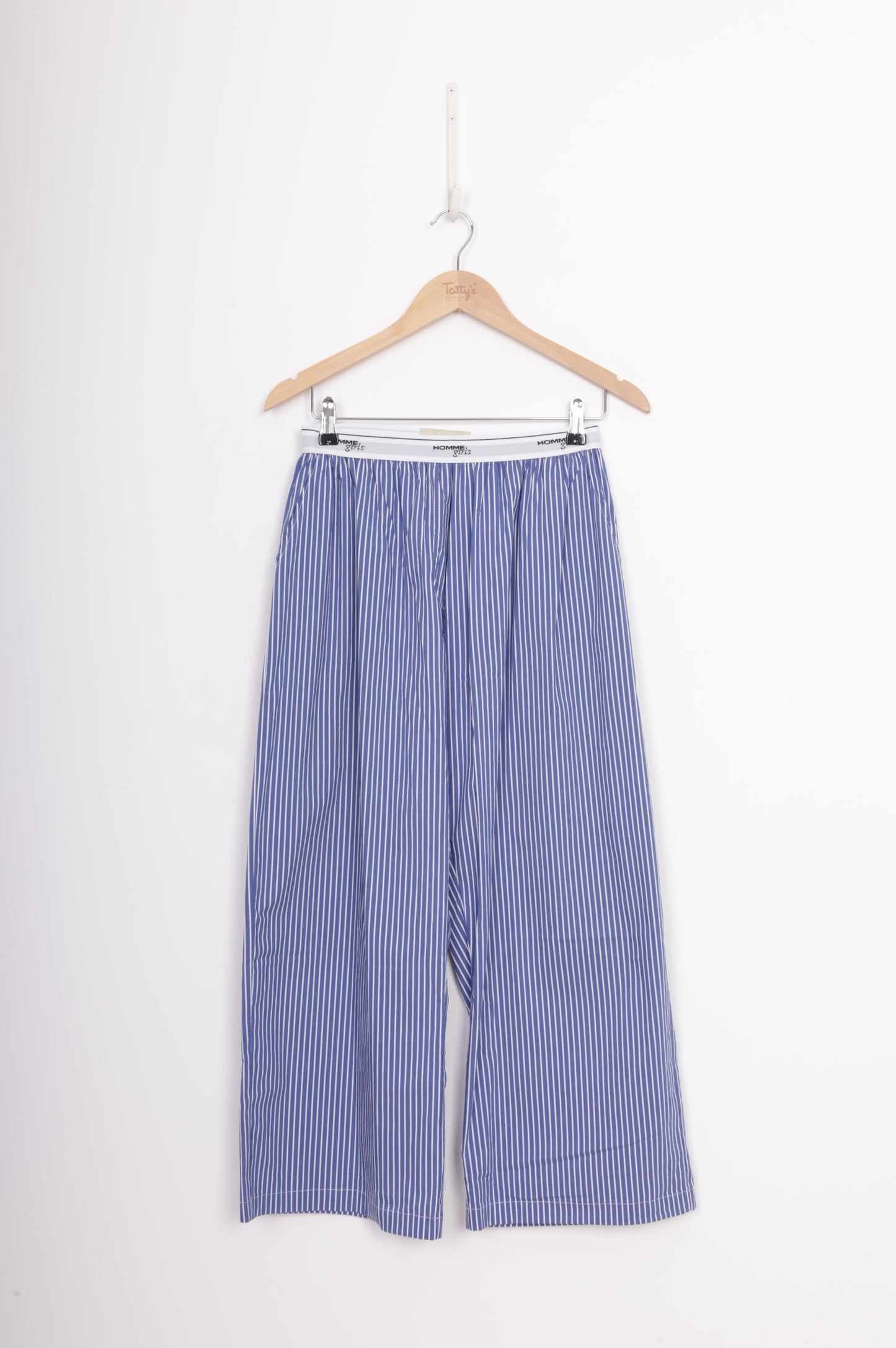 homme girls Womens Blue Pants Size S