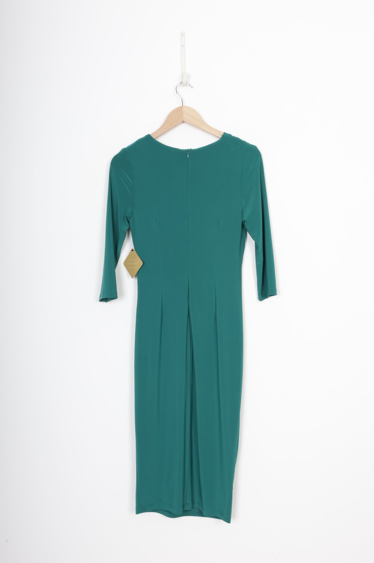 Anthea Crawford Womens Green Dress Size 8