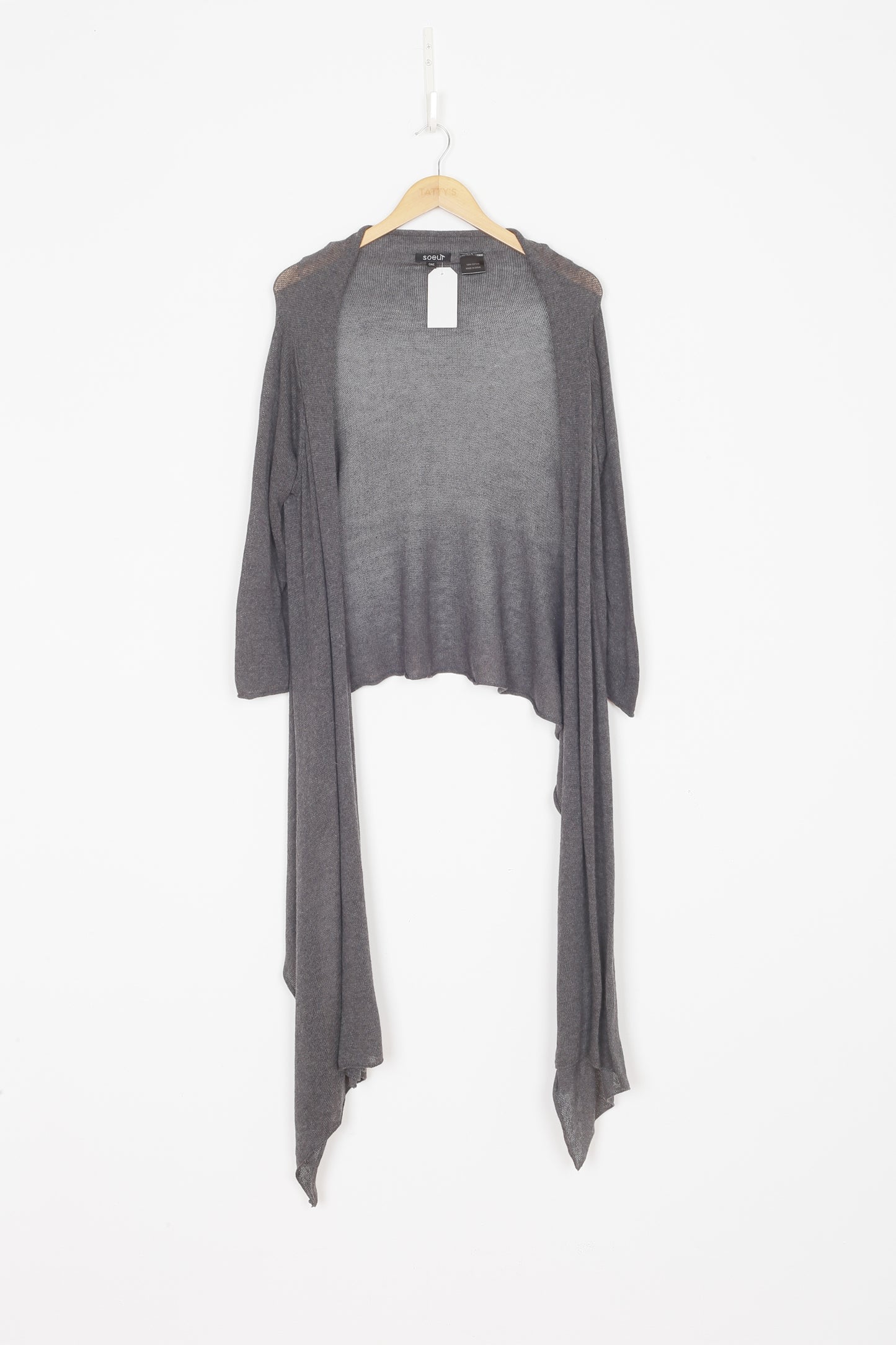 Soeur Womens Grey Cardigan Size O/S