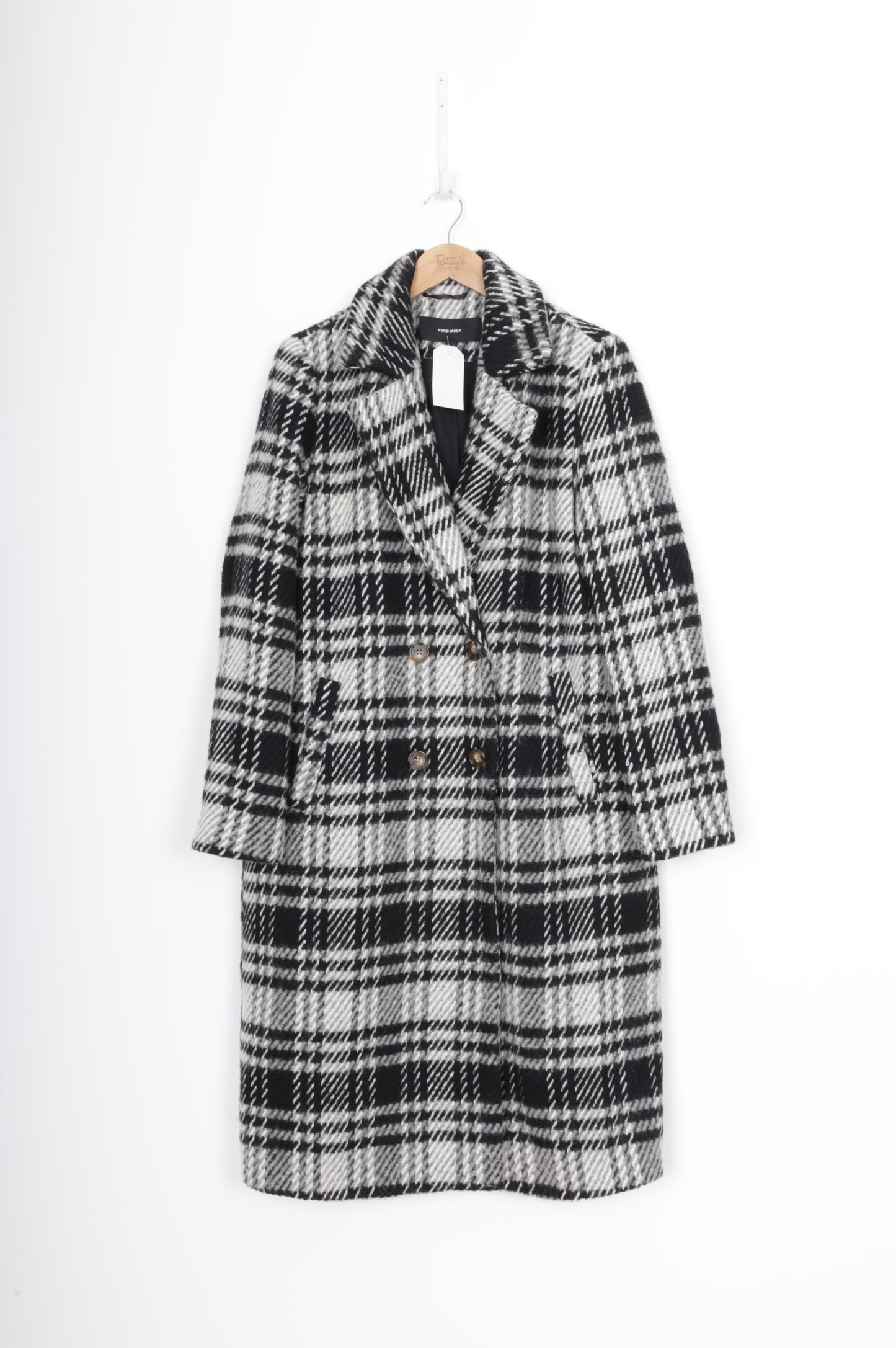 Vero Moda Womens Black Coat Size L
