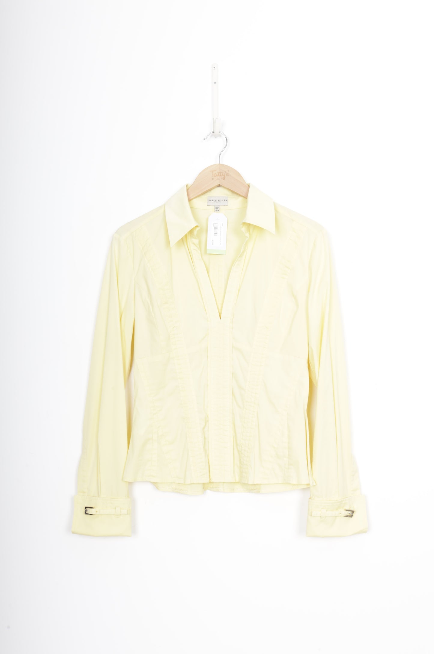 Karen Millen Womens Yellow Top Size 12