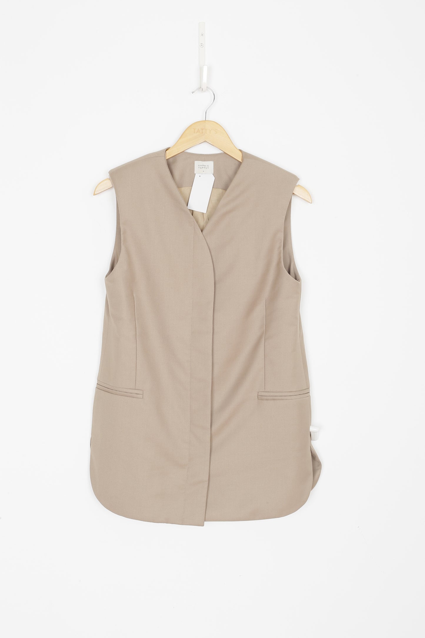 Harris Tapper Womens Brown Vest Size 8