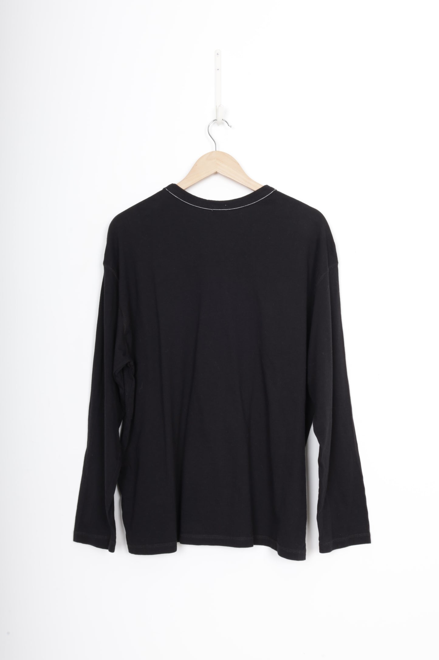 Bassike Mens Black Top Size L