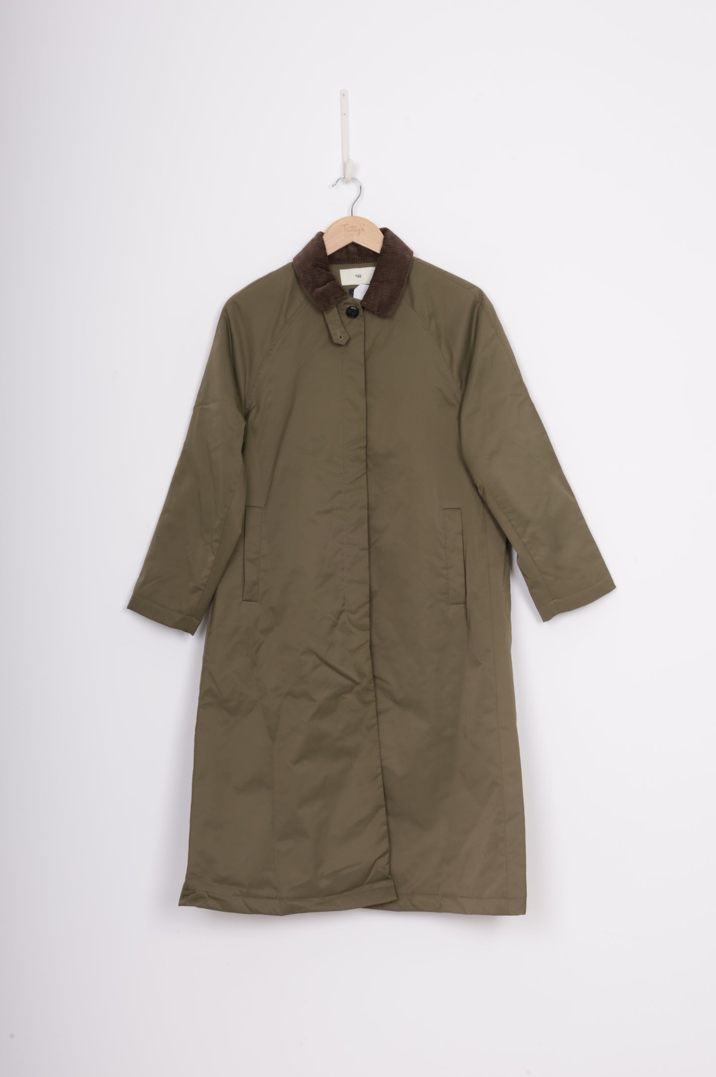 Egg Womens Green Coat Size O/S