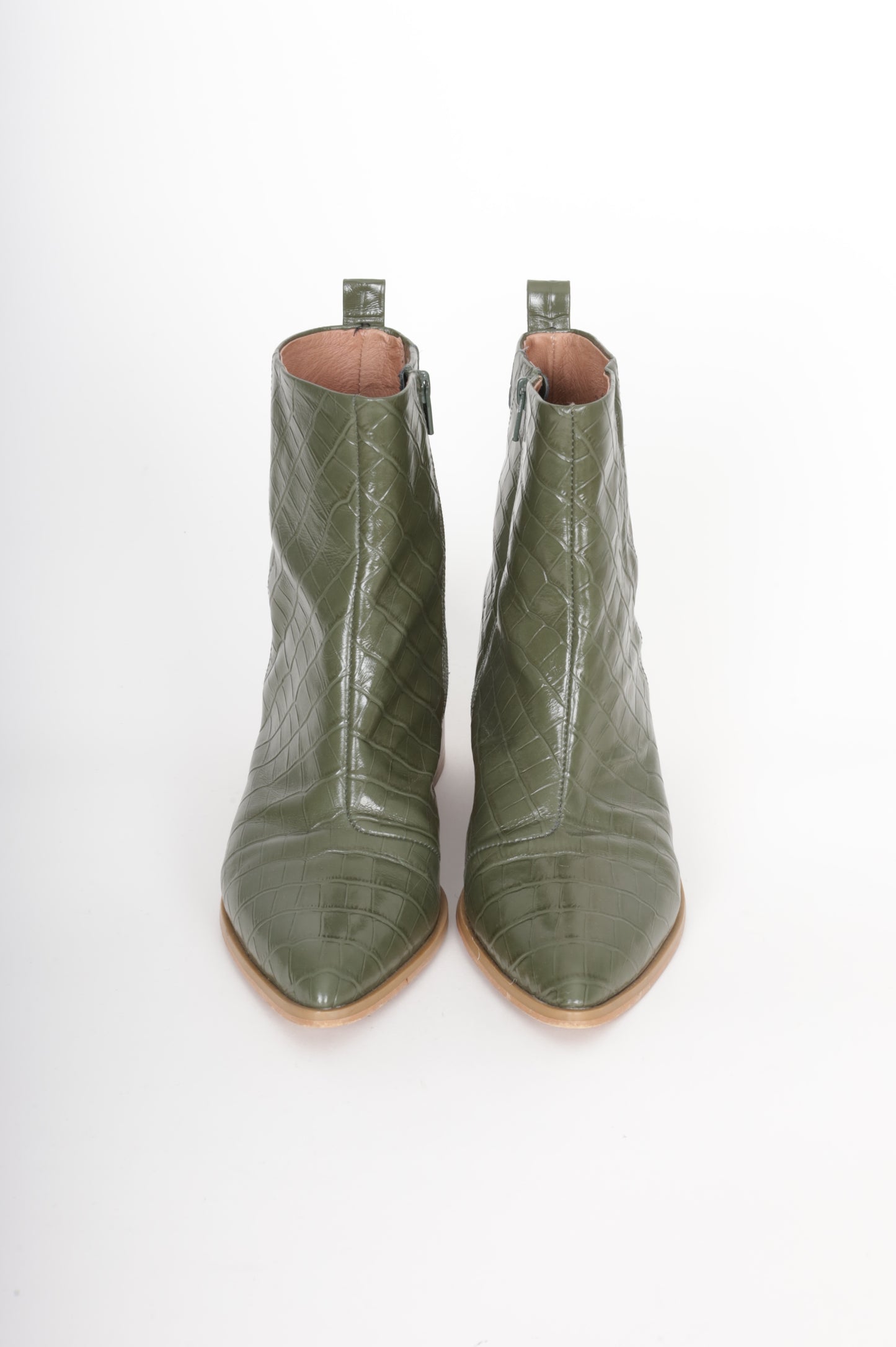 Mi Piaci Womens Green Boots Size EU 41