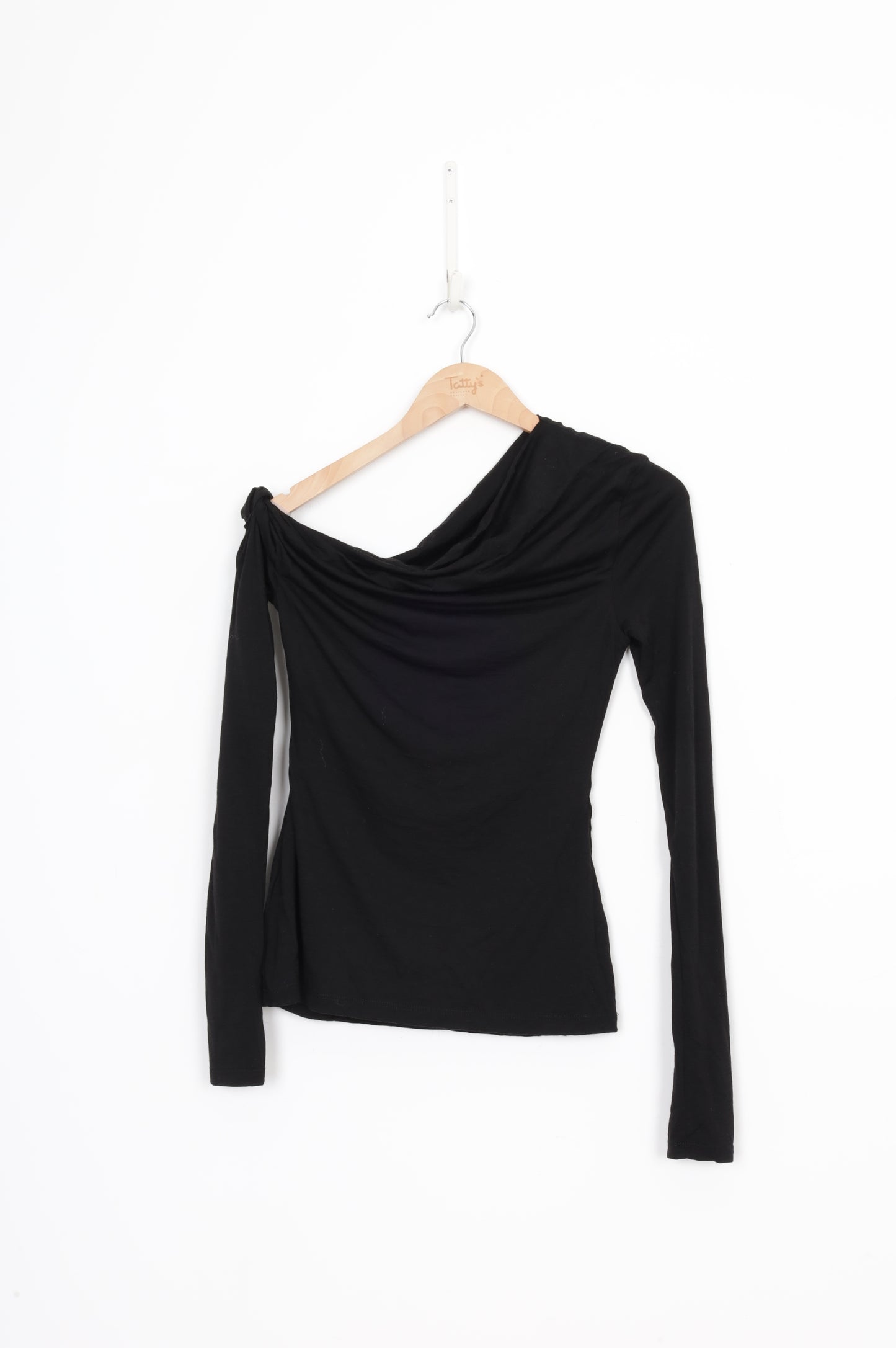 Paris Georgia Womens Black Top Size S