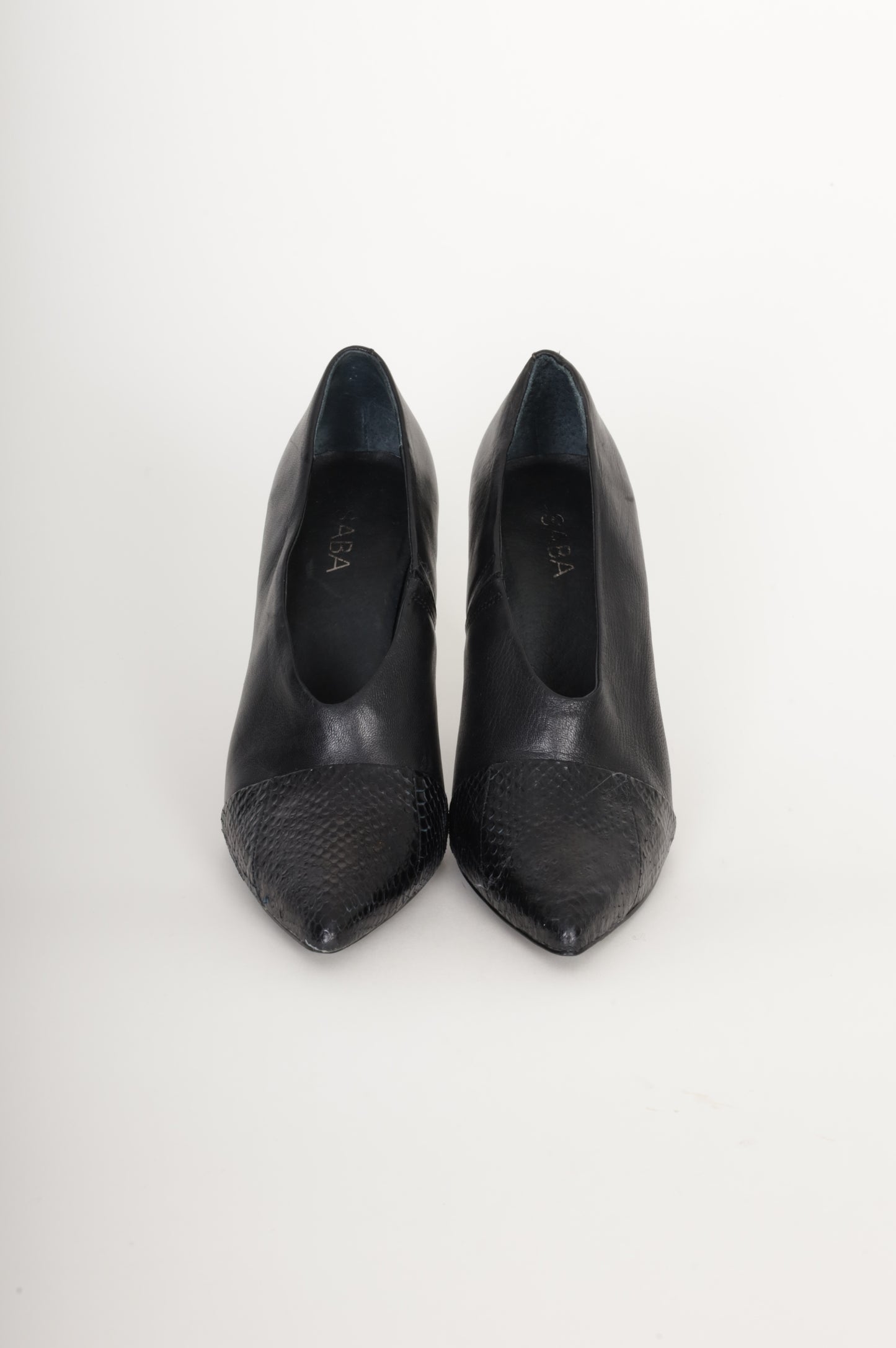 Saba Womens Black Heels Size EU 38