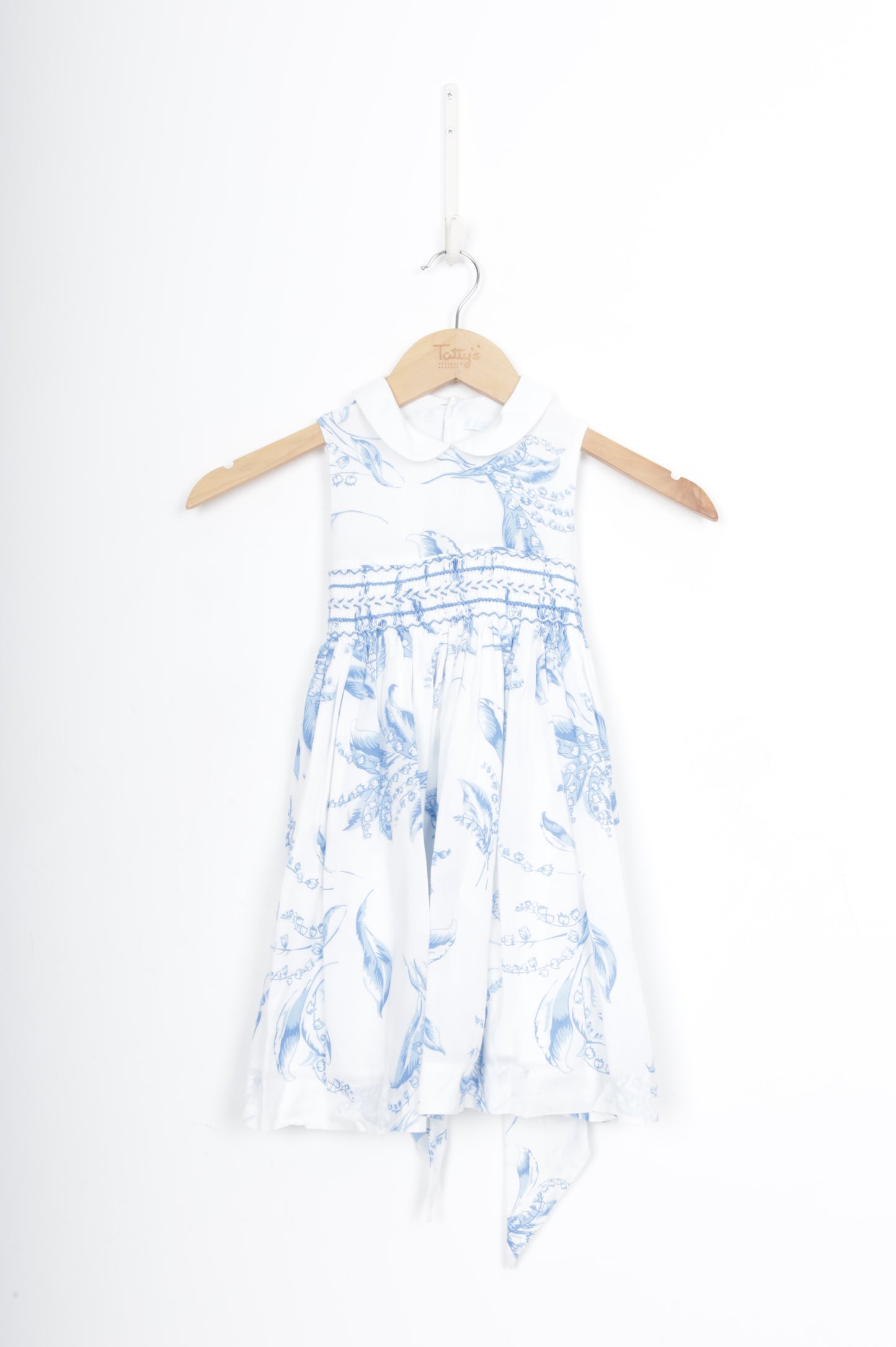 D. Porthault Kids White Dress Size 3 YO