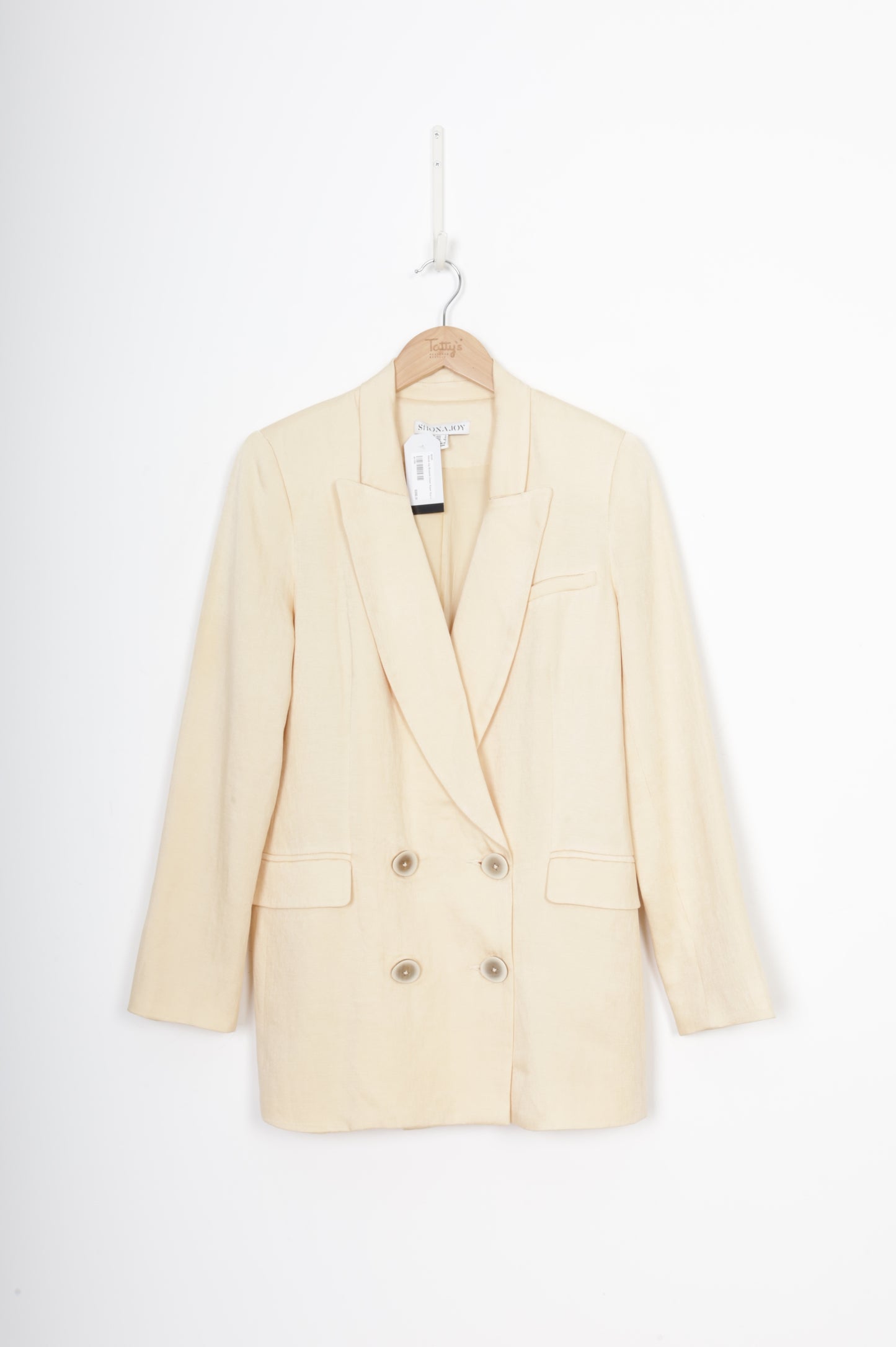 Shona Joy Womens Cream Blazer Size 8