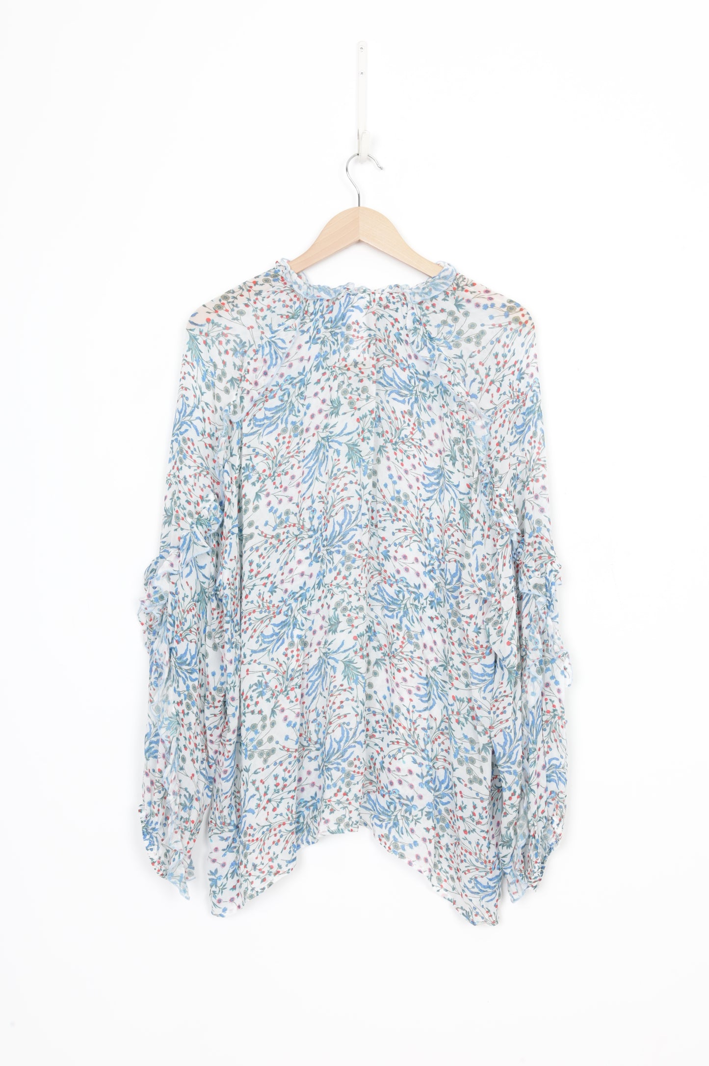 MA Dainty Womens White Blouse Size 12