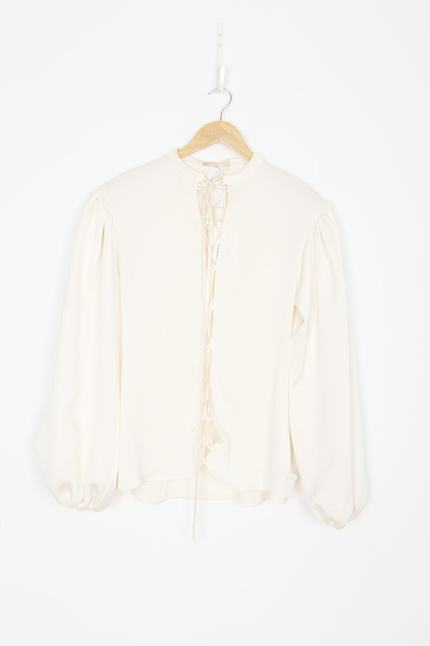 Maggie Marilyn Womens White Blouse Size 6