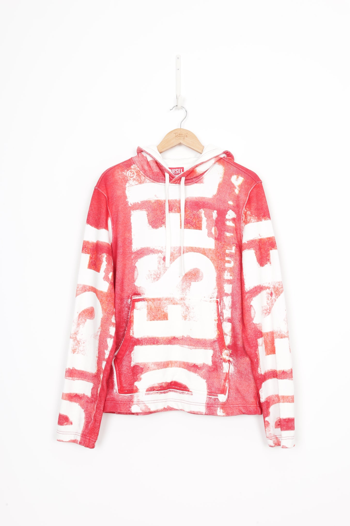Diesel Womens Red Sweatshirt Size L