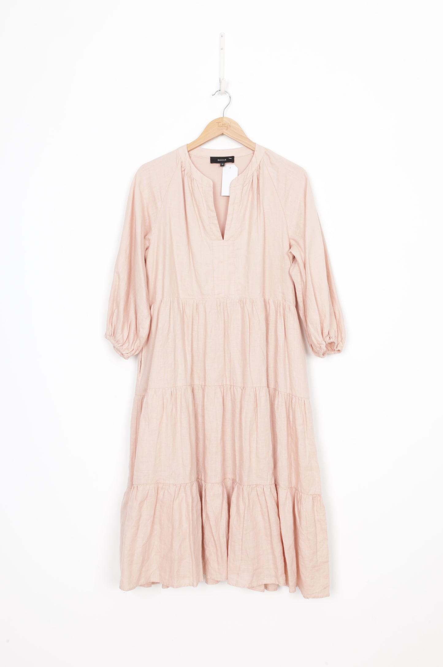 Basque Womens Pink Dress Size 12