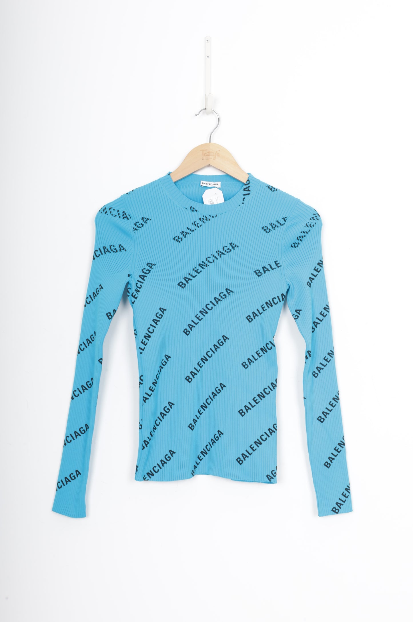 Balenciaga Womens Blue Jumper Size M